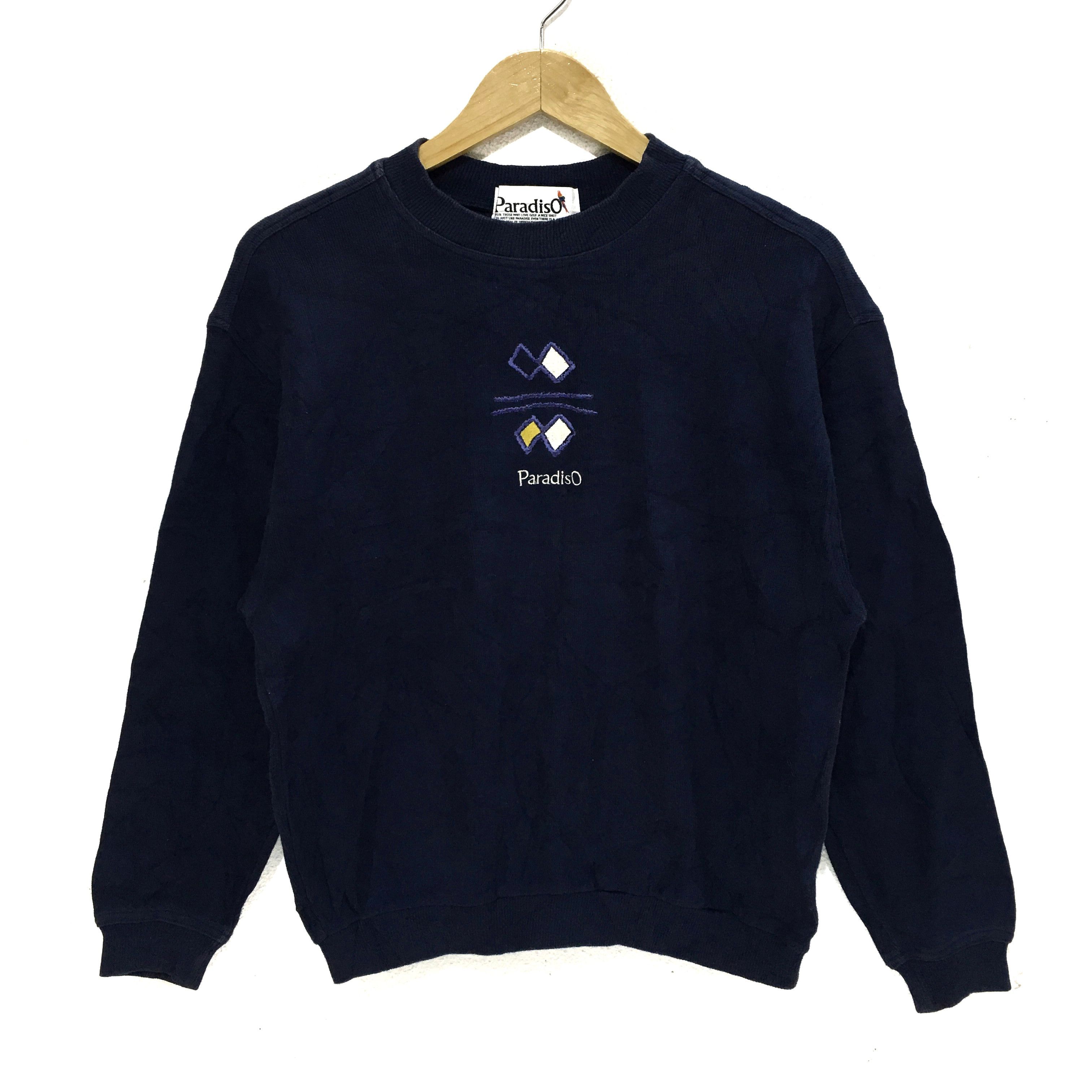 Japanese Brand × Vintage Vtg PARADISO Big Logo Made In Japan Sweatshirt Sweater Size M / US 6-8 / IT 42-44 - 1 Thumbnail