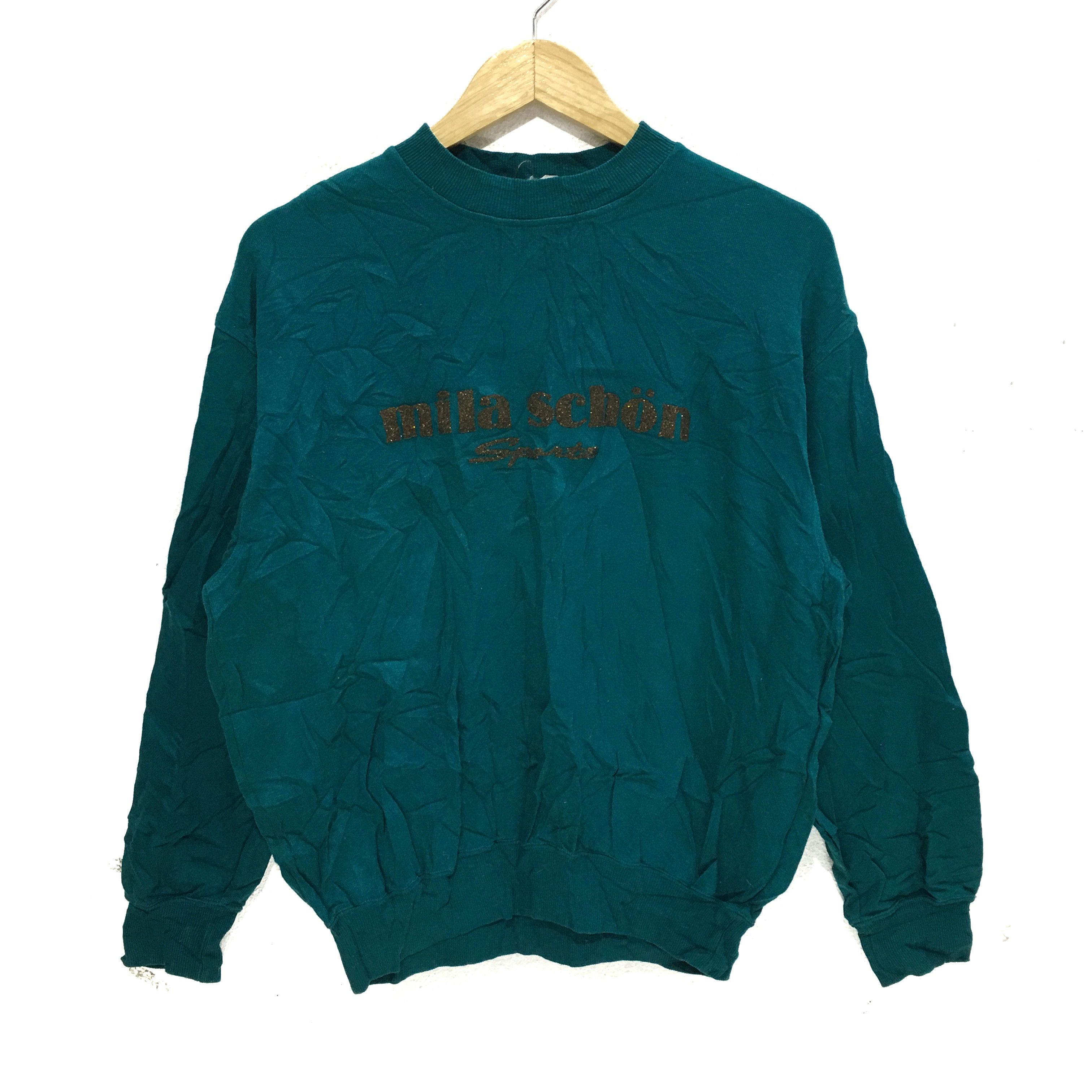 Mila Schon Vtg MILA SCHON Italian Designer Sweatshirt Crewneck Sweater Size L / US 10 / IT 46 - 1 Thumbnail