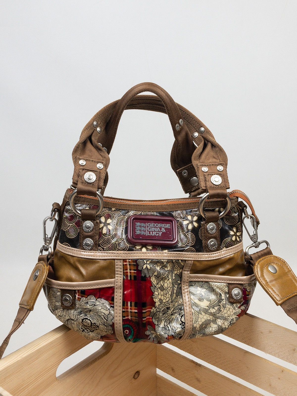 Japanese Brand 🌸 George Gina Lucy multicolour flowers crossbody bag Size ONE SIZE - 1 Thumbnail