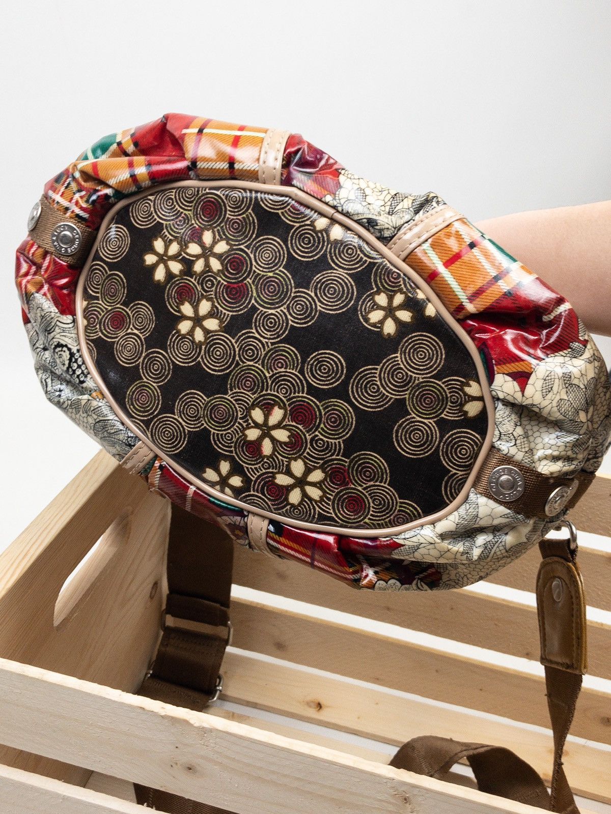 Japanese Brand 🌸 George Gina Lucy multicolour flowers crossbody bag Size ONE SIZE - 8 Thumbnail