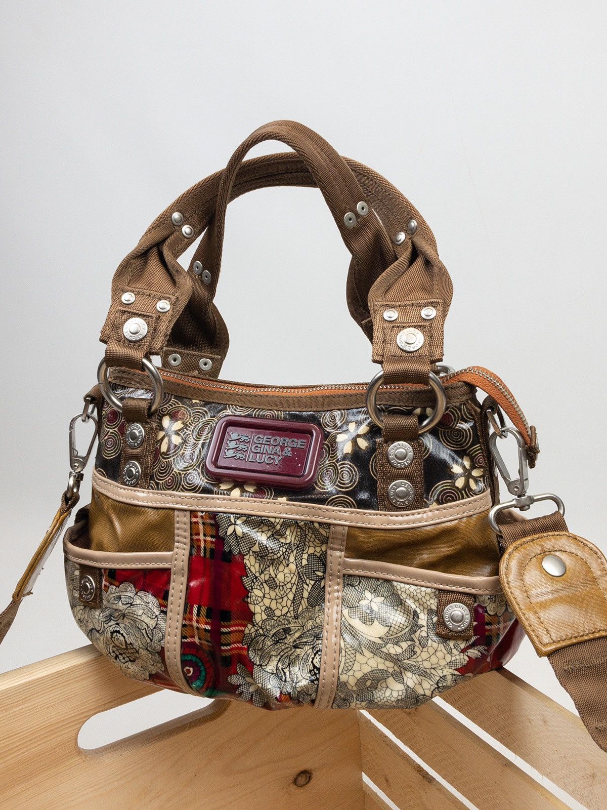 Japanese Brand 🌸 George Gina Lucy multicolour flowers crossbody bag Size ONE SIZE - 2 Thumbnail