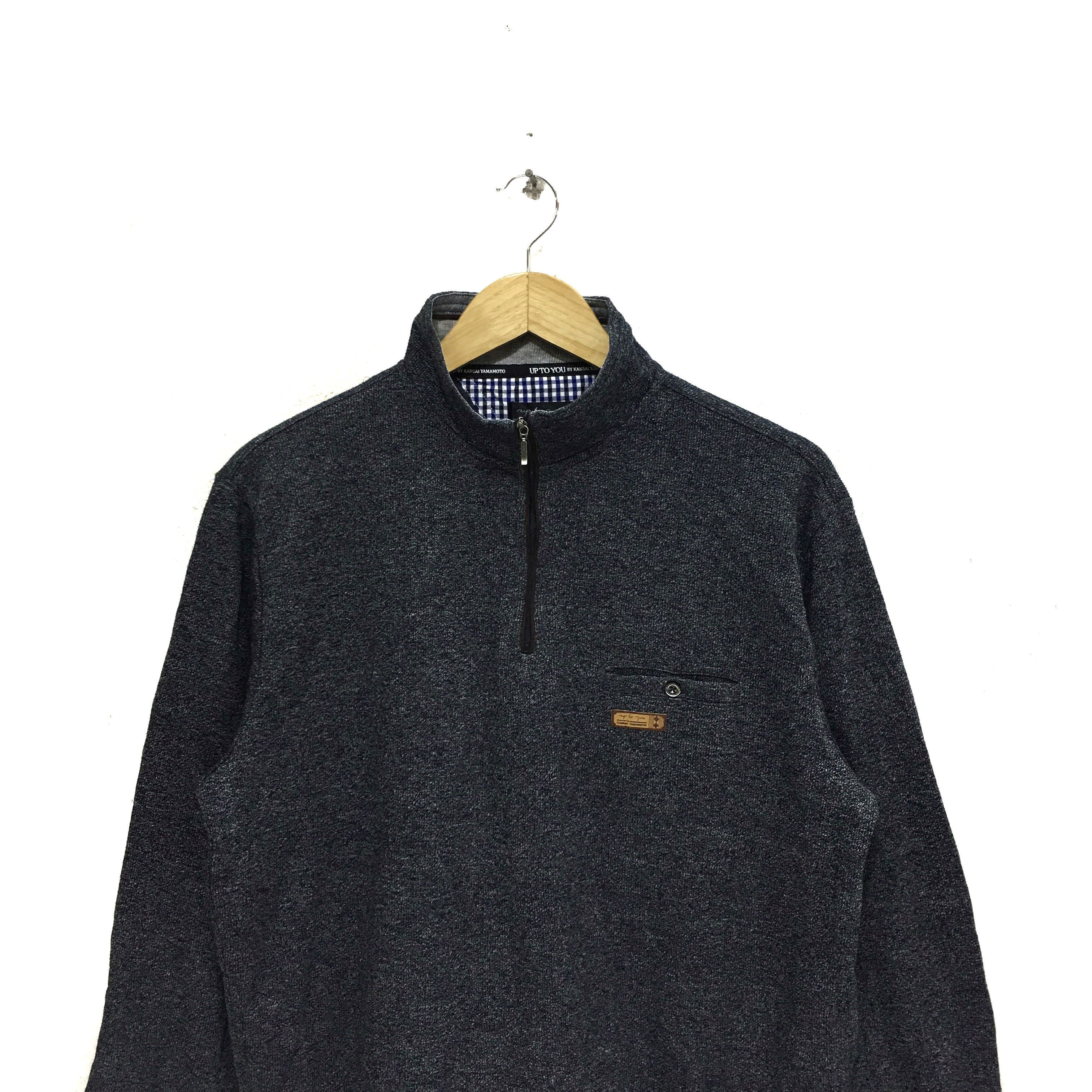 Japanese Brand × Kansai Yamamoto Vintage UP TO YOU Kansai Yamamoto Gray Sweatshirt Sweater Size US L / EU 52-54 / 3 - 2 Thumbnail