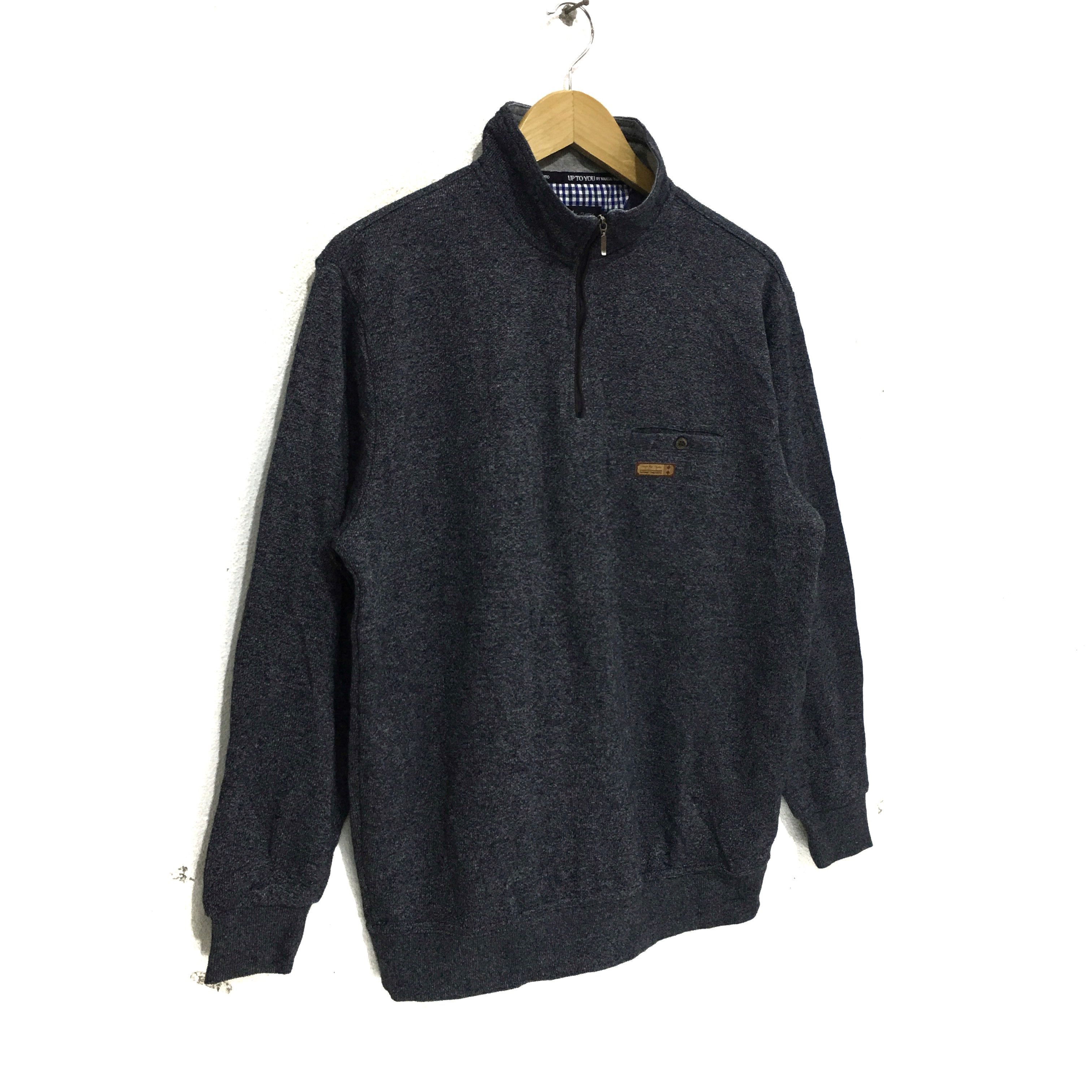 Japanese Brand × Kansai Yamamoto Vintage UP TO YOU Kansai Yamamoto Gray Sweatshirt Sweater Size US L / EU 52-54 / 3 - 4 Thumbnail