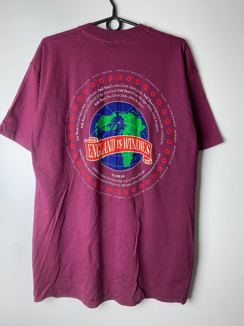 Vintage W.Indies England 90s vintage T-shirt size L Size US L / EU 52-54 / 3 - 2 Thumbnail