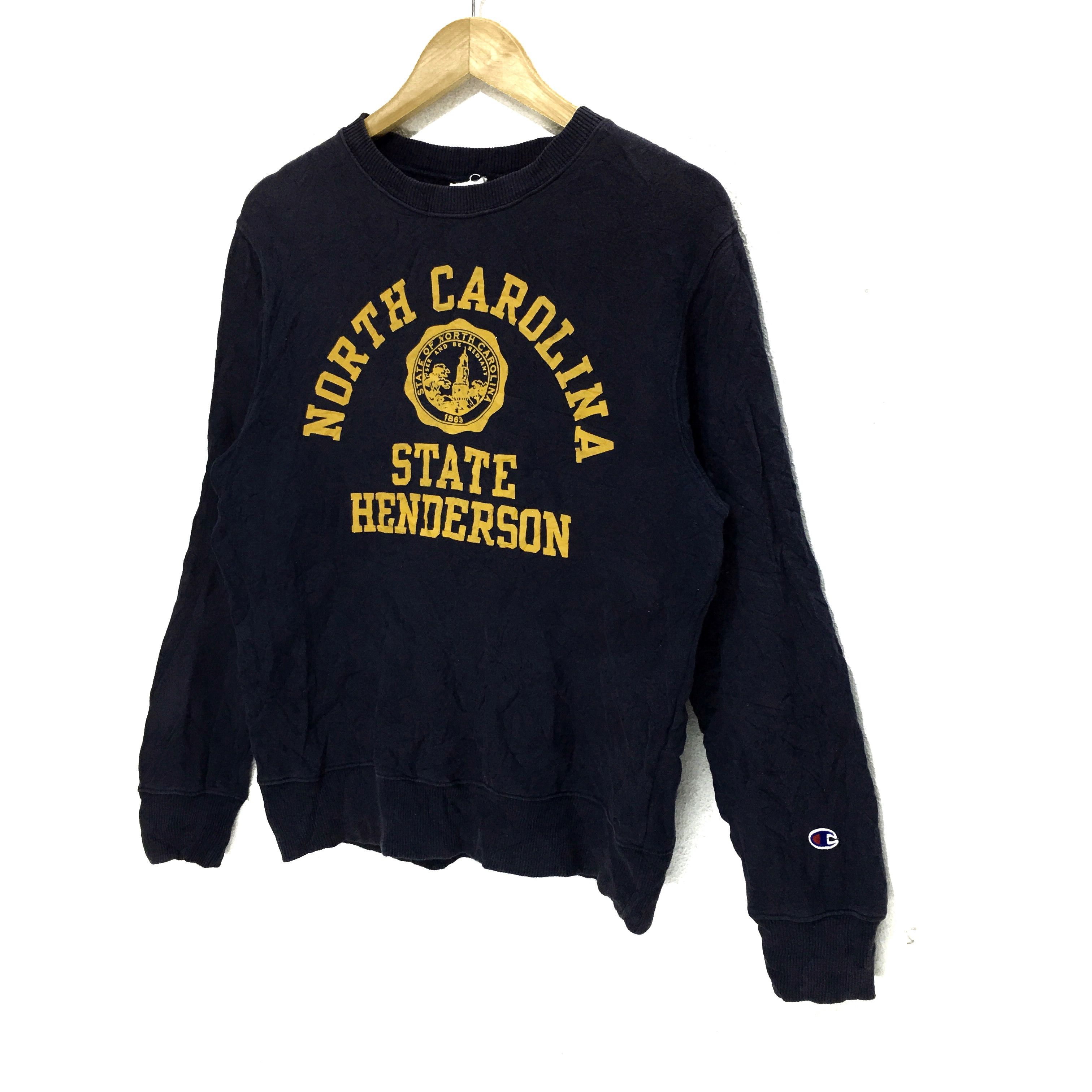 Champion Vintage CHAMPION Sweatshirt North Carolina Pullover Sweater Size M / US 6-8 / IT 42-44 - 5 Thumbnail
