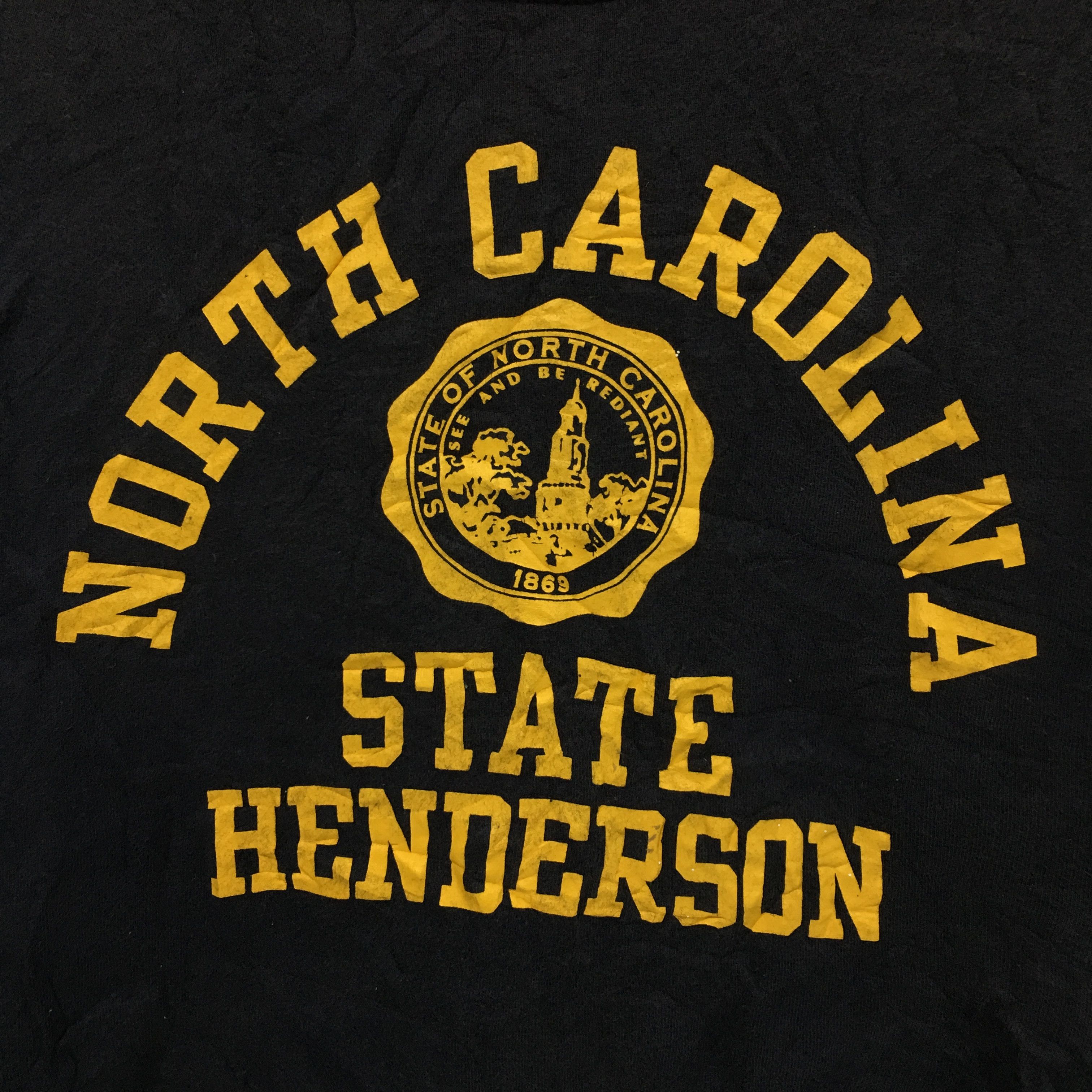 Champion Vintage CHAMPION Sweatshirt North Carolina Pullover Sweater Size M / US 6-8 / IT 42-44 - 3 Thumbnail