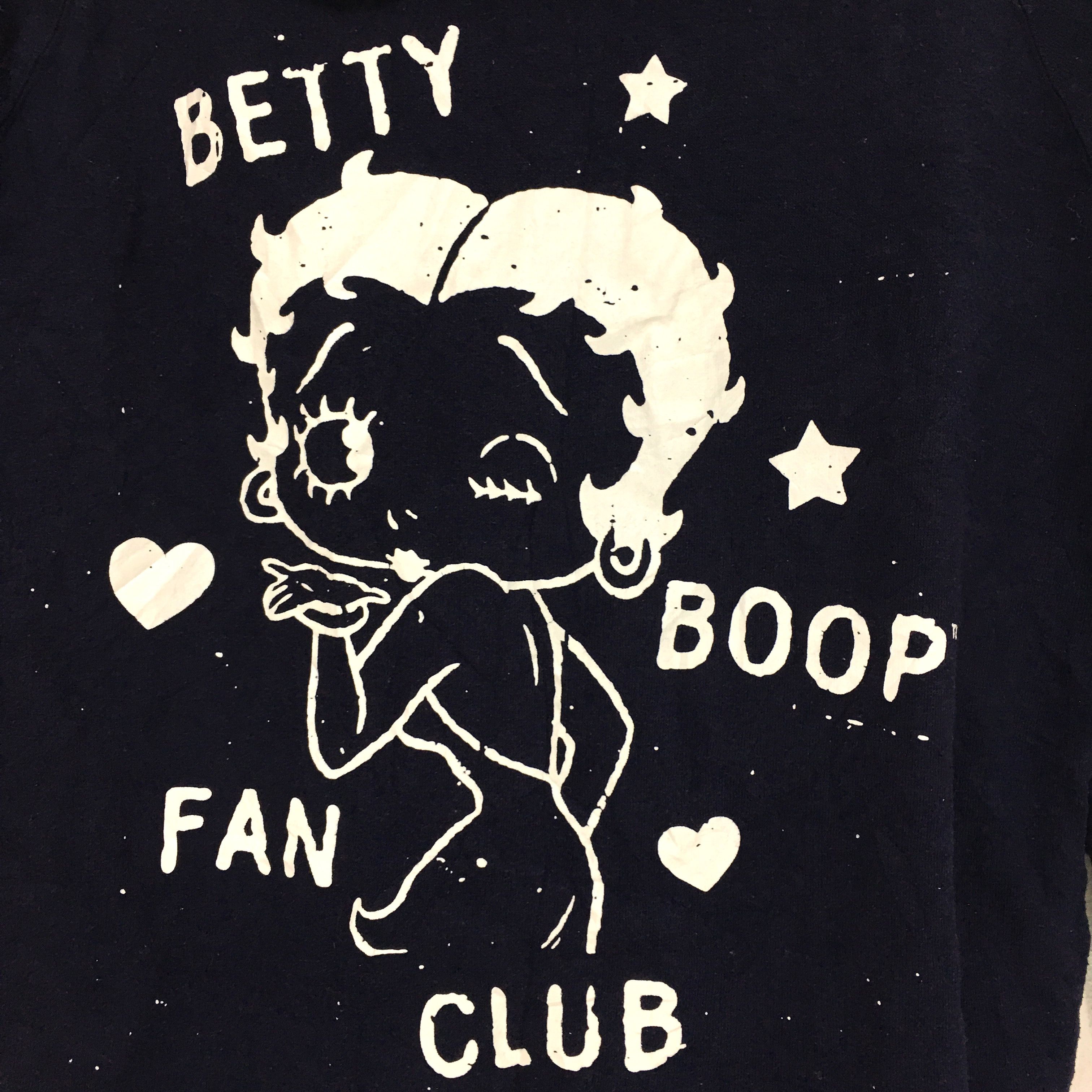 Vintage Vtg BETTY BOOP Cartoon TV Comic Hoodie Sweatshirt Sweater Size L / US 10 / IT 46 - 3 Thumbnail