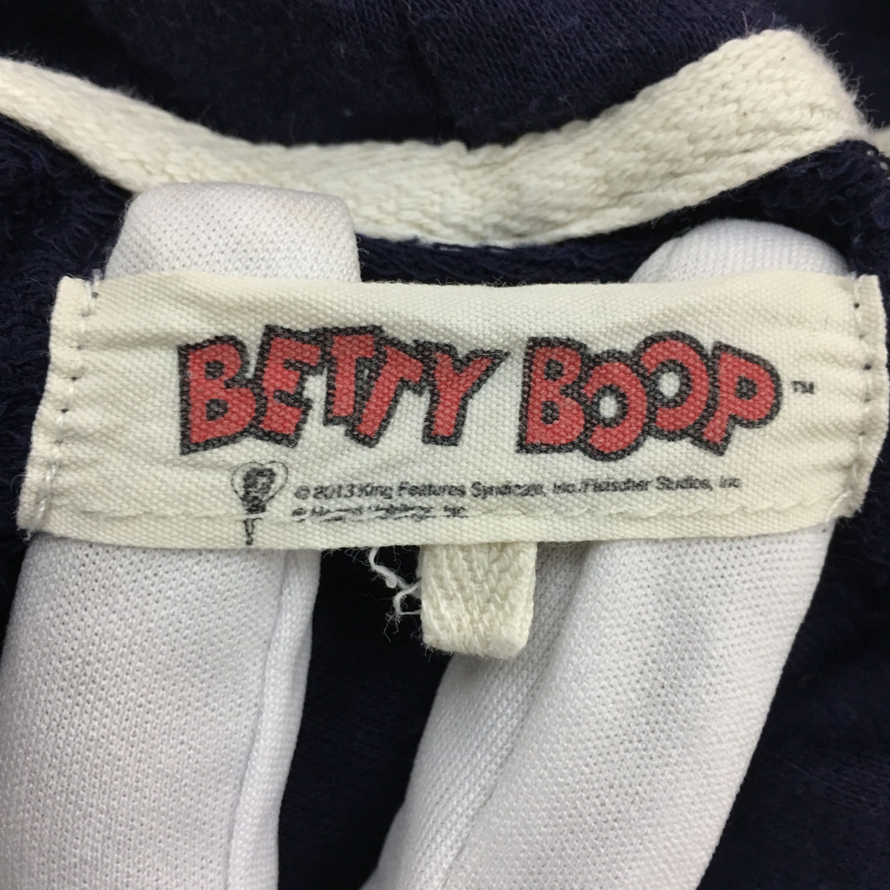 Vintage Vtg BETTY BOOP Cartoon TV Comic Hoodie Sweatshirt Sweater Size L / US 10 / IT 46 - 8 Thumbnail