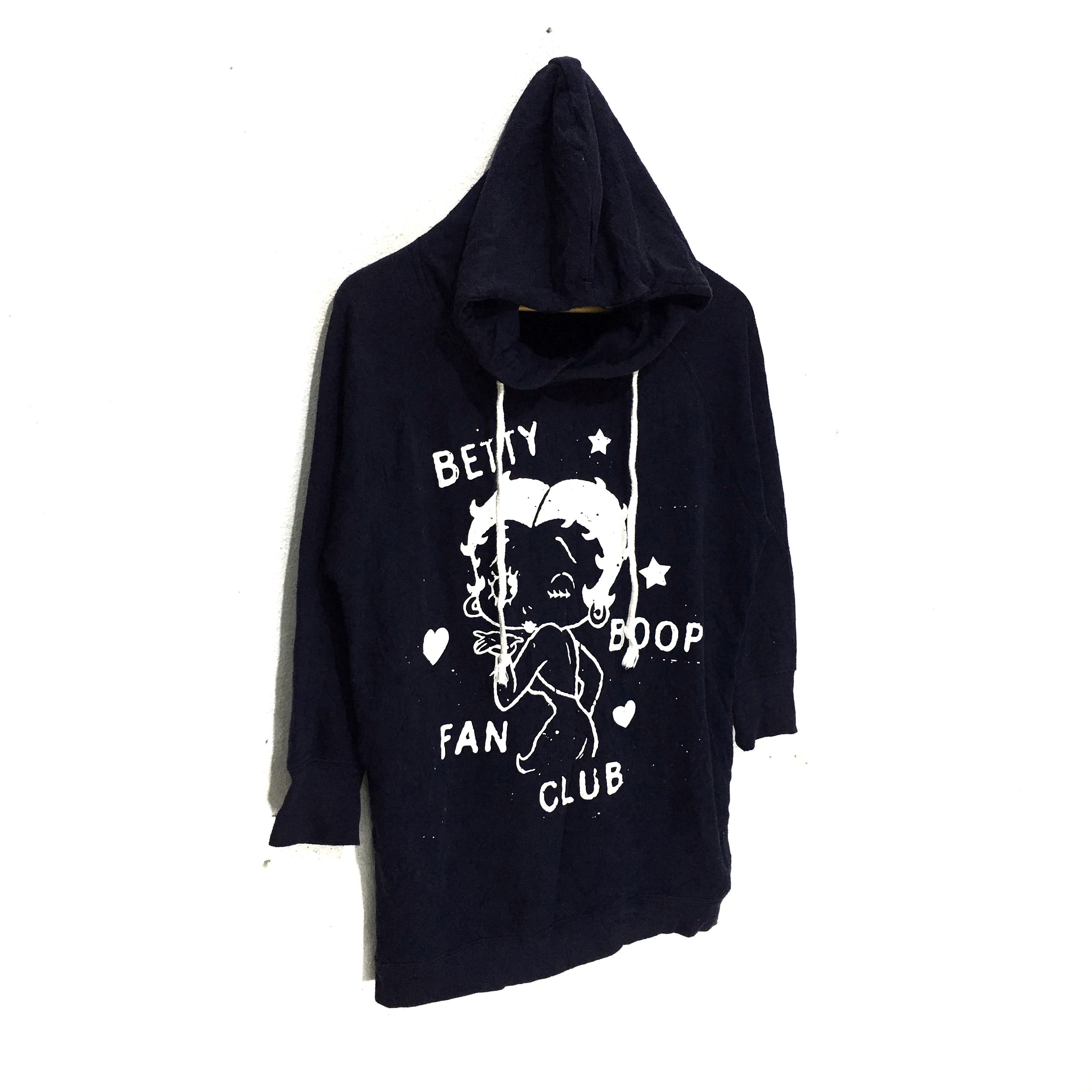 Vintage Vtg BETTY BOOP Cartoon TV Comic Hoodie Sweatshirt Sweater Size L / US 10 / IT 46 - 4 Thumbnail