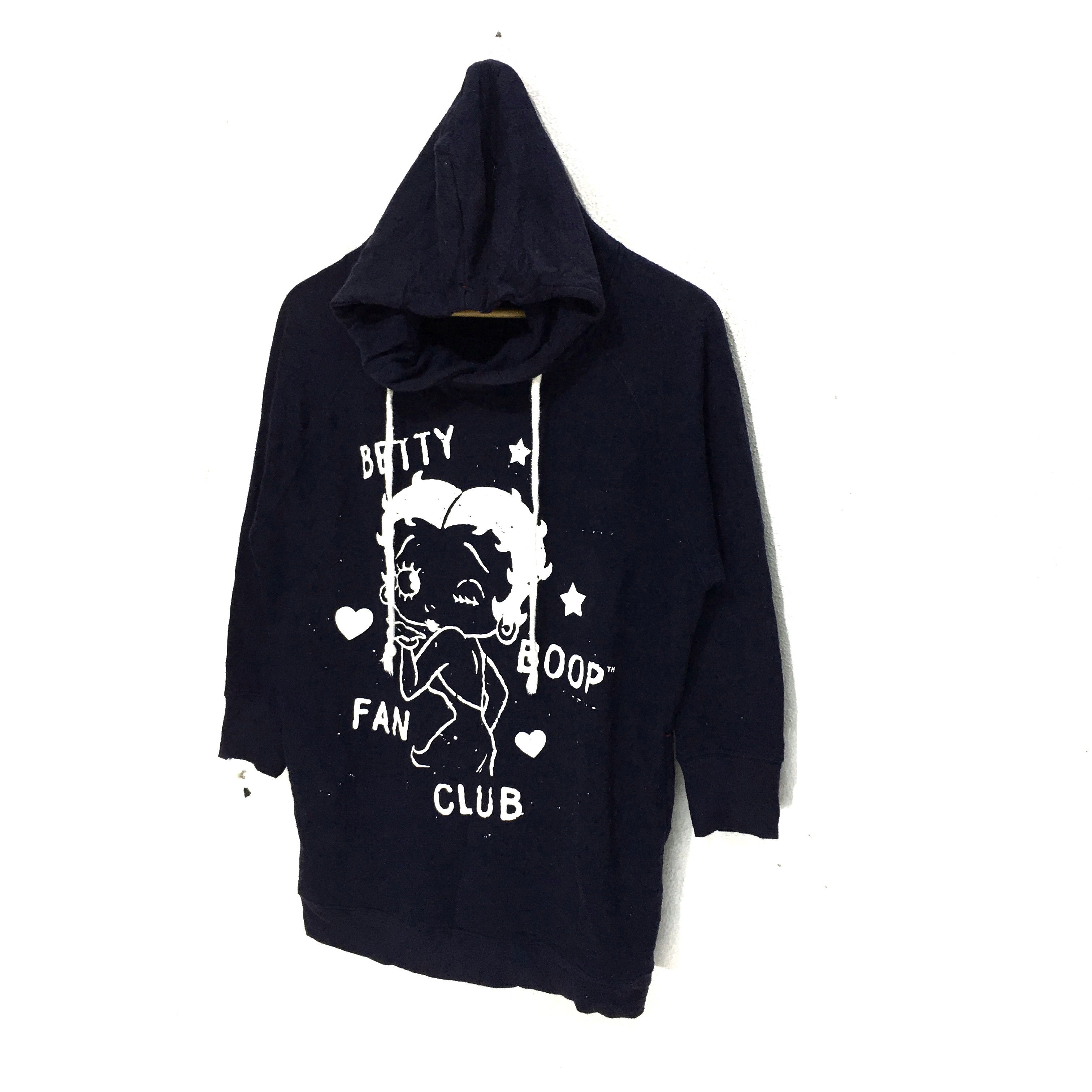 Vintage Vtg BETTY BOOP Cartoon TV Comic Hoodie Sweatshirt Sweater Size L / US 10 / IT 46 - 5 Thumbnail