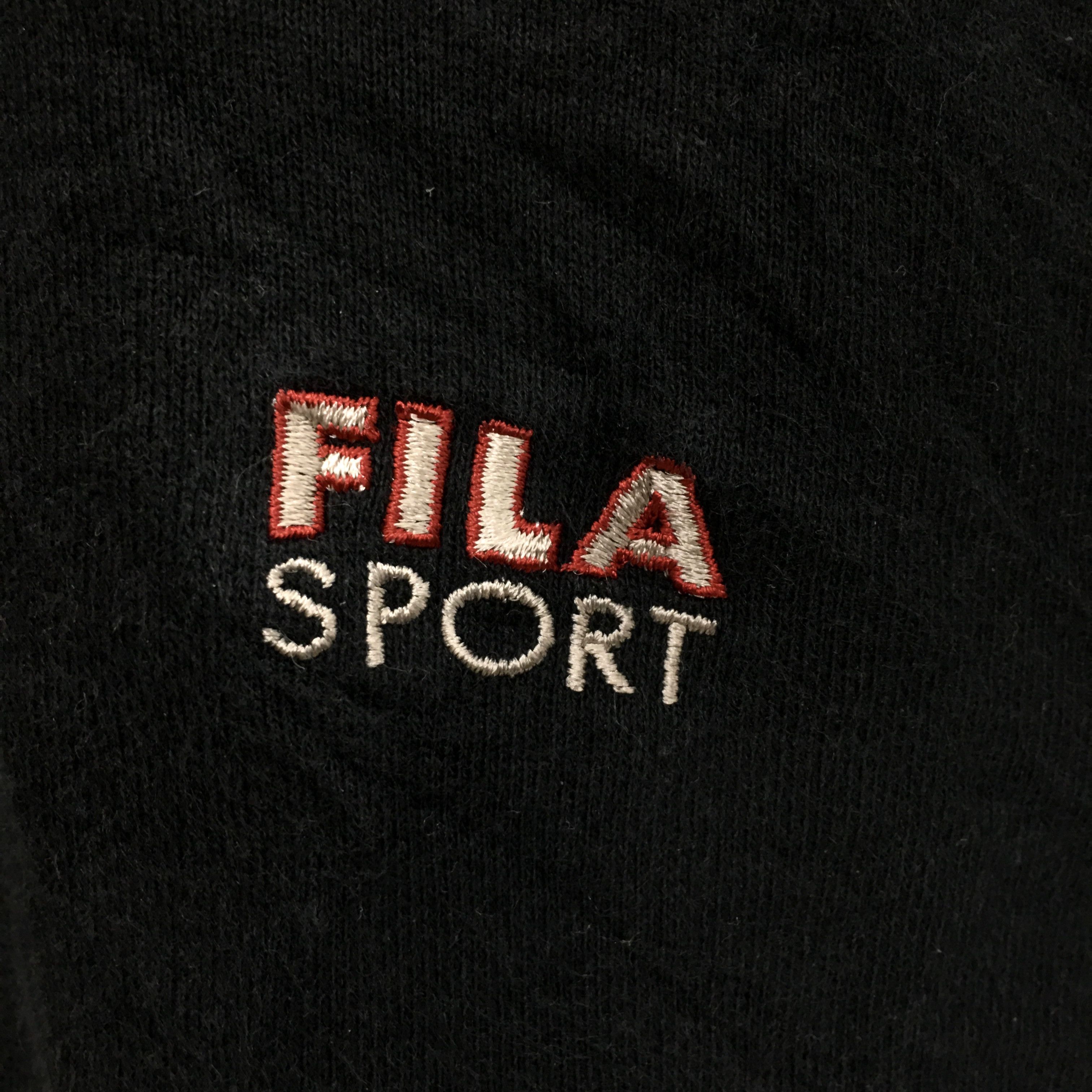 Fila Vtg FILA SPORT Sweatshirt Minimalist Logo Pullover Sweater Size M / US 6-8 / IT 42-44 - 5 Thumbnail