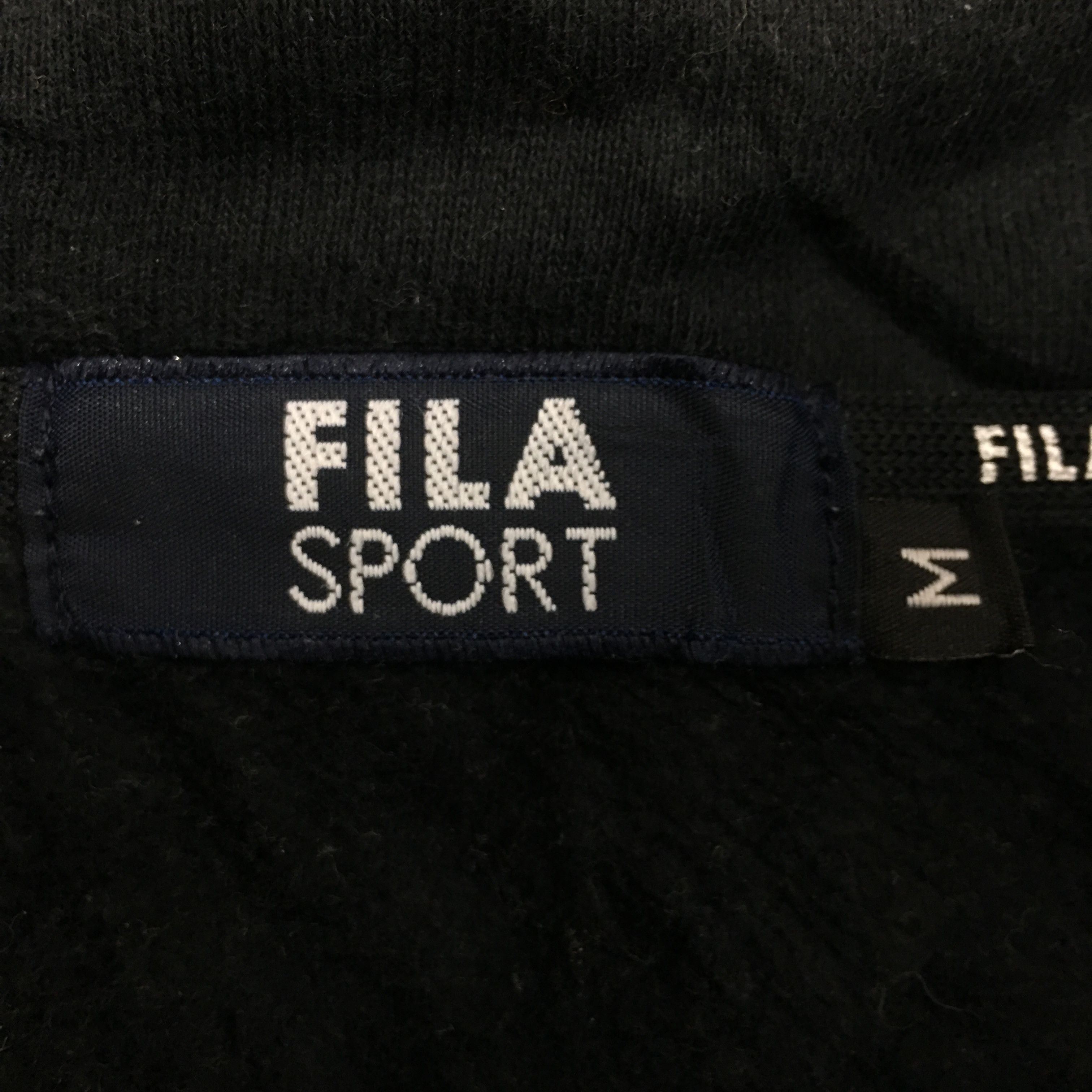 Fila Vtg FILA SPORT Sweatshirt Minimalist Logo Pullover Sweater Size M / US 6-8 / IT 42-44 - 8 Thumbnail