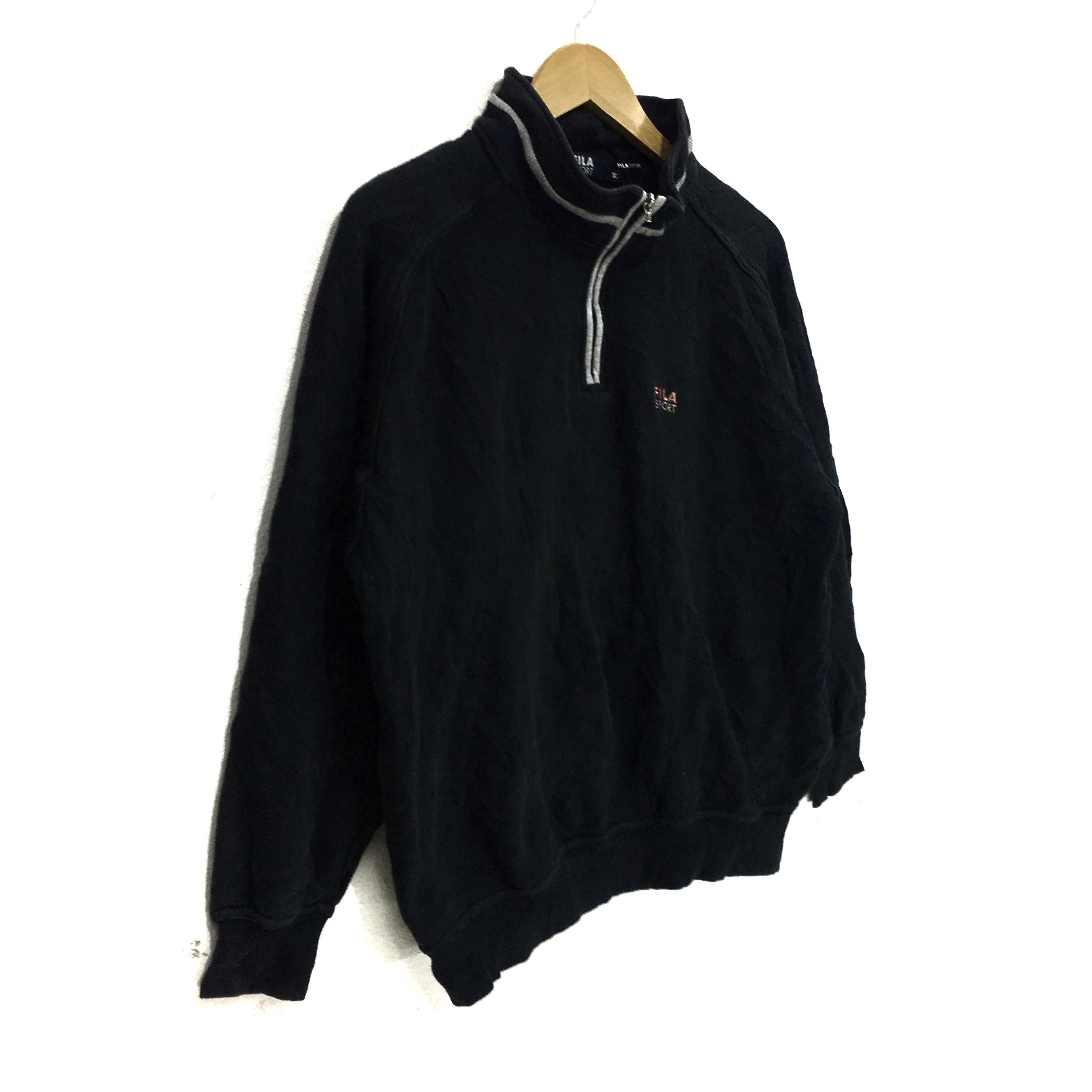 Fila Vtg FILA SPORT Sweatshirt Minimalist Logo Pullover Sweater Size M / US 6-8 / IT 42-44 - 3 Thumbnail