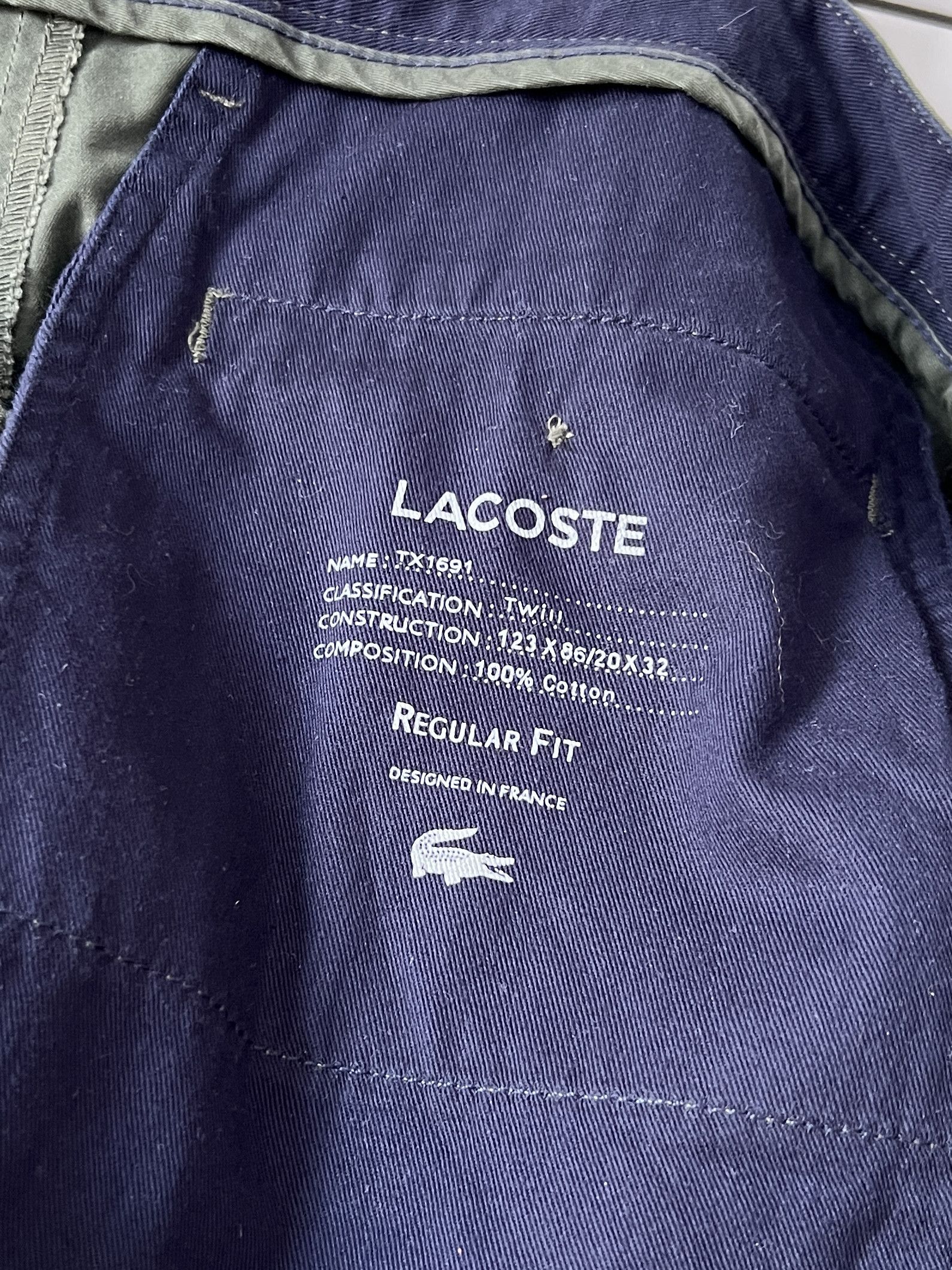 Lacoste × Vintage LACOSTE Pants Vintage Khaki Military Size US 34 / EU 50 - 10 Thumbnail