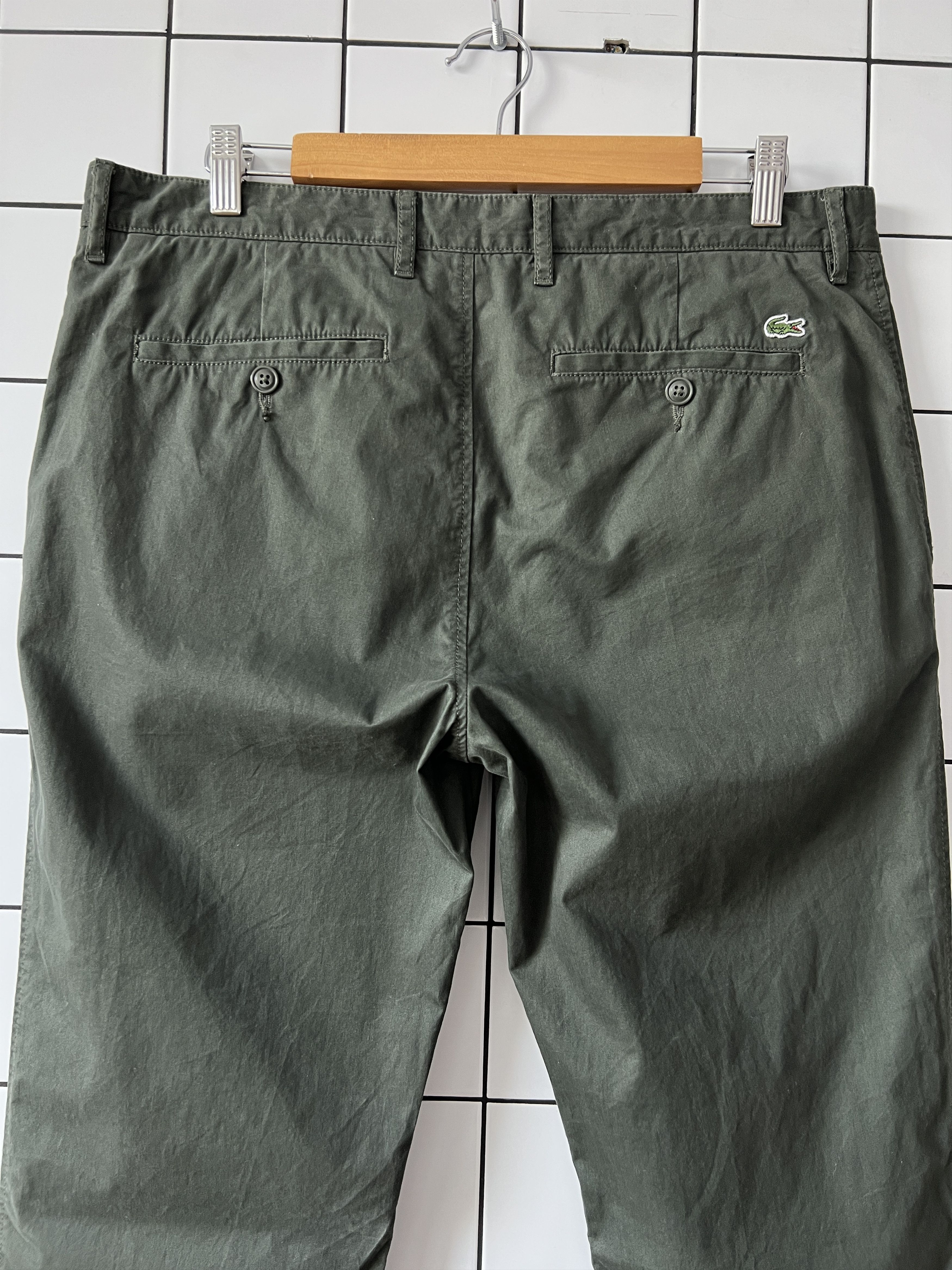 Lacoste × Vintage LACOSTE Pants Vintage Khaki Military Size US 34 / EU 50 - 8 Thumbnail