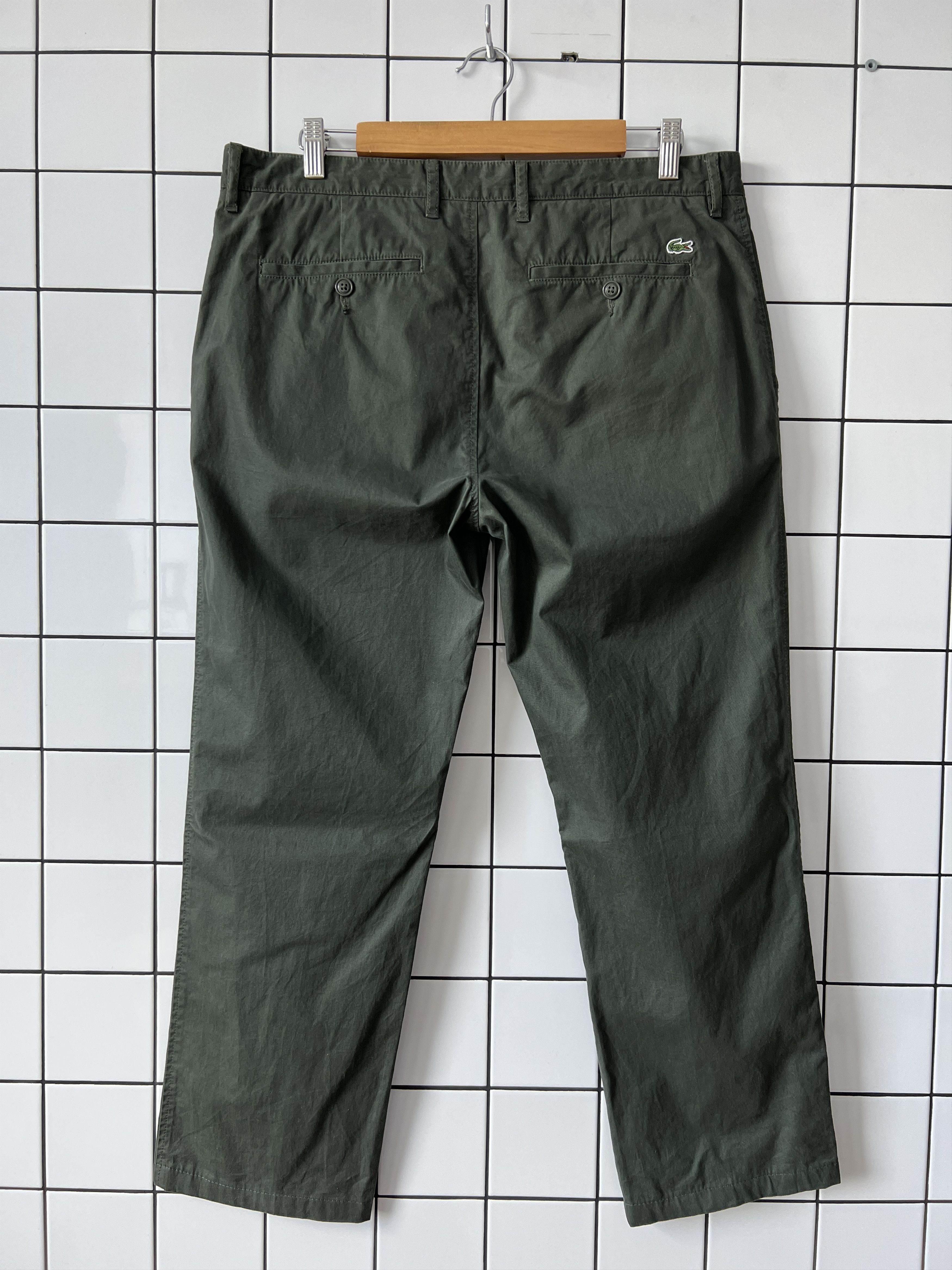Lacoste × Vintage LACOSTE Pants Vintage Khaki Military Size US 34 / EU 50 - 6 Thumbnail