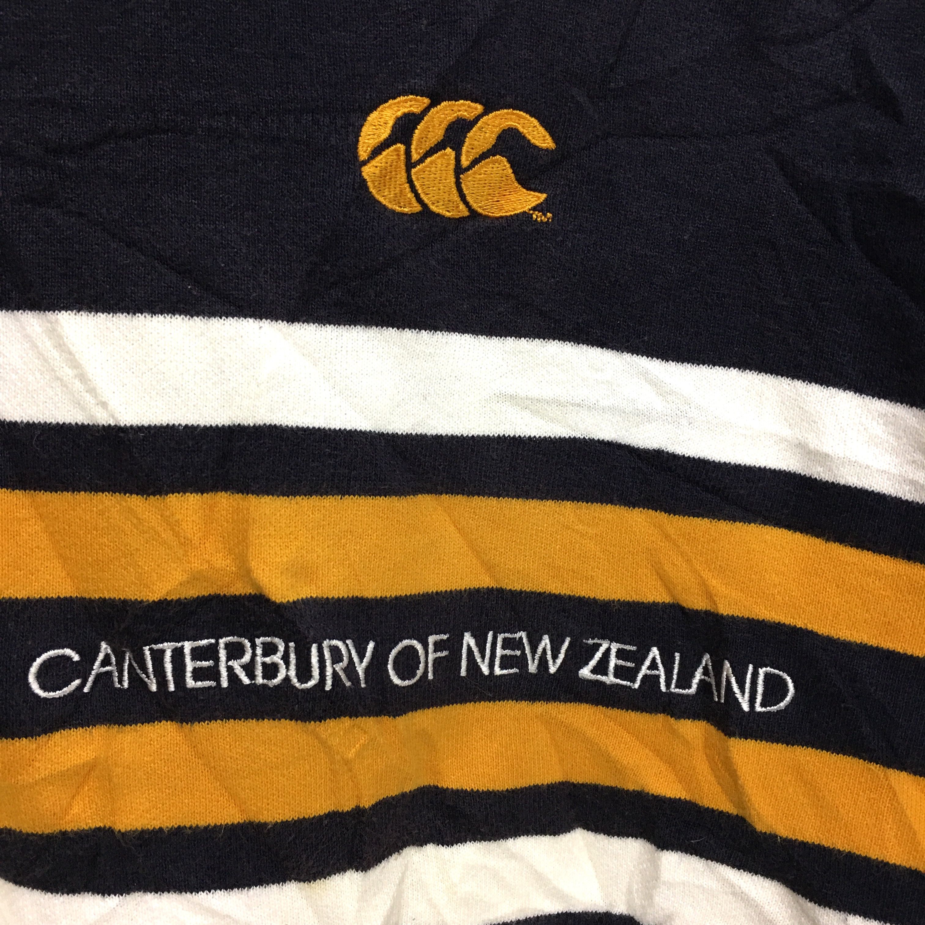 Canterbury of New Zealand Vtg CANTERBURY NEW ZEALAND Striped Sweater All Blacks Rugby Size US M / EU 48-50 / 2 - 3 Thumbnail