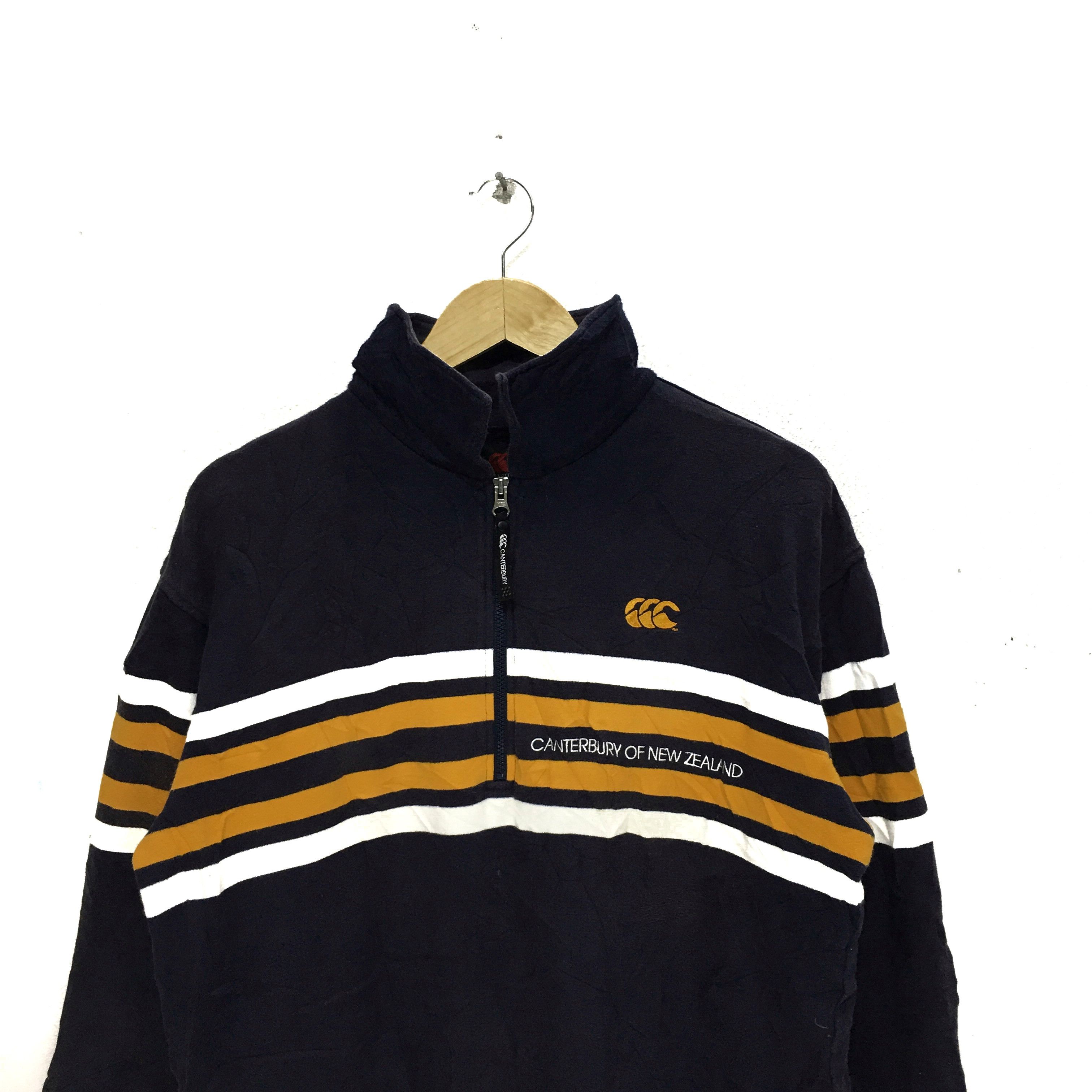 Canterbury of New Zealand Vtg CANTERBURY NEW ZEALAND Striped Sweater All Blacks Rugby Size US M / EU 48-50 / 2 - 2 Thumbnail