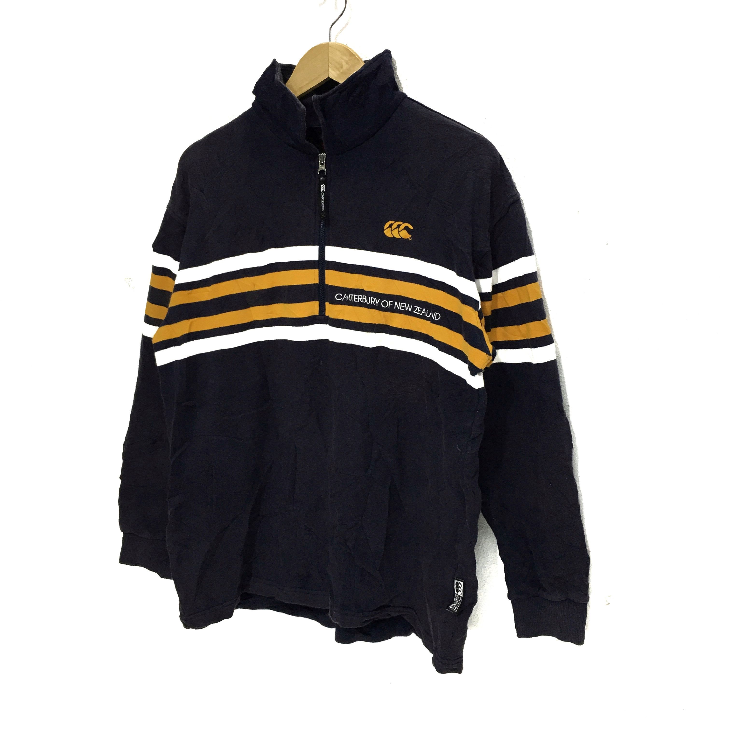 Canterbury of New Zealand Vtg CANTERBURY NEW ZEALAND Striped Sweater All Blacks Rugby Size US M / EU 48-50 / 2 - 5 Thumbnail