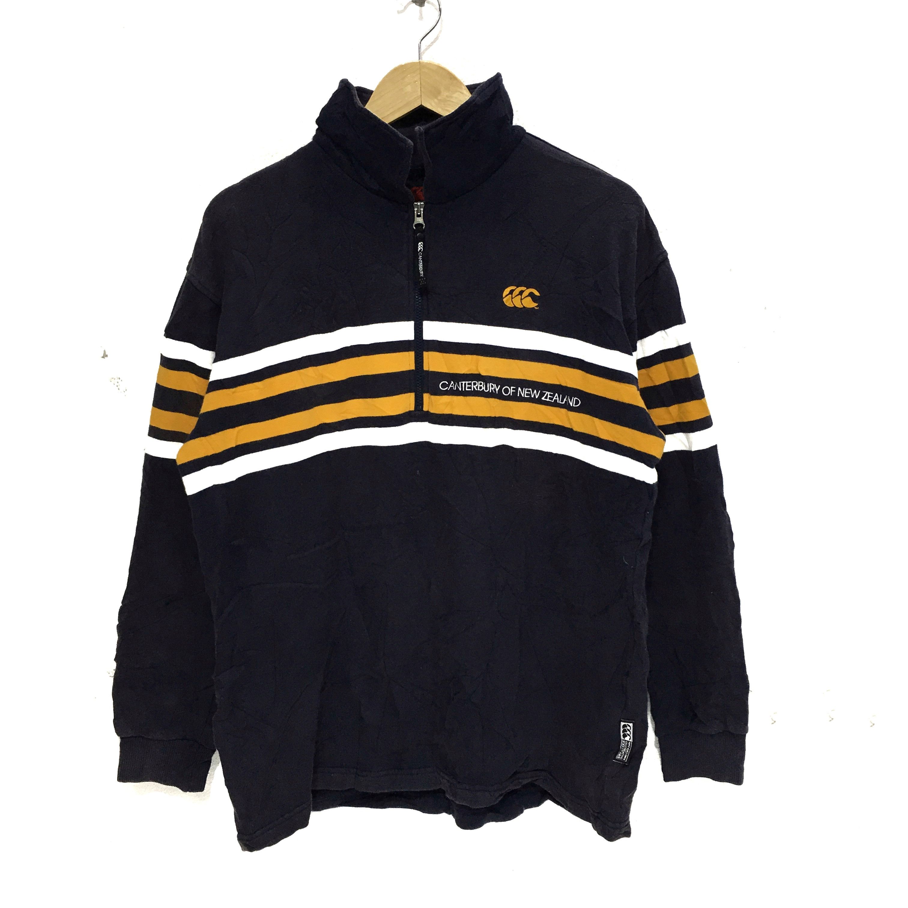 Canterbury of New Zealand Vtg CANTERBURY NEW ZEALAND Striped Sweater All Blacks Rugby Size US M / EU 48-50 / 2 - 1 Thumbnail