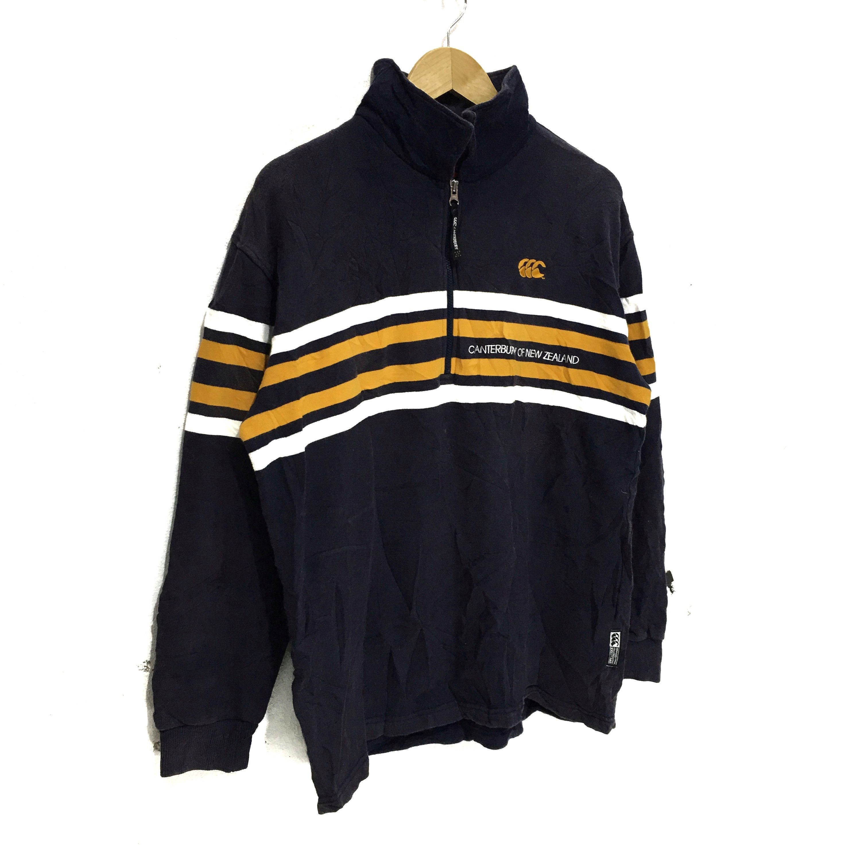 Canterbury of New Zealand Vtg CANTERBURY NEW ZEALAND Striped Sweater All Blacks Rugby Size US M / EU 48-50 / 2 - 4 Thumbnail