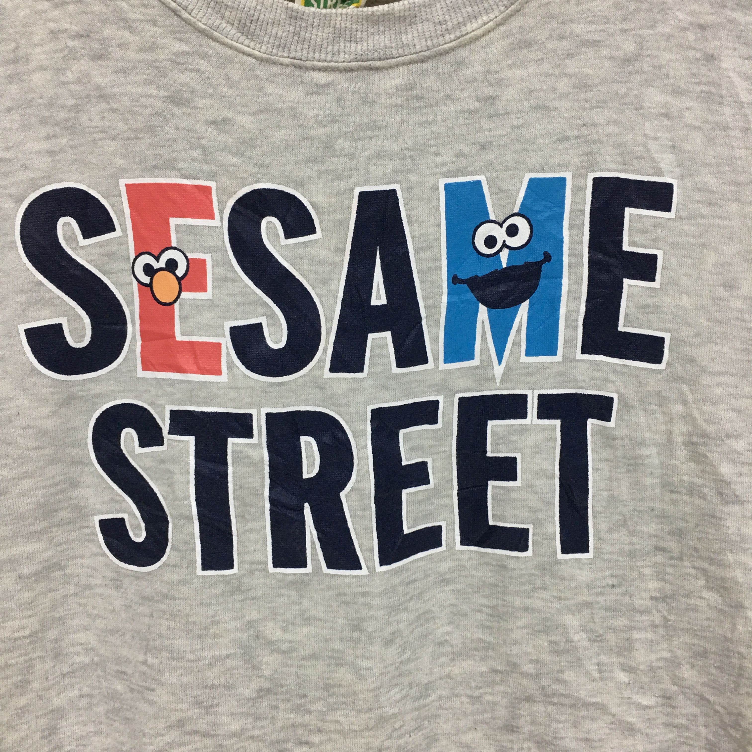Vintage Vintage SESAME STREET Sweatshirt Cartoon Television Sweater Size L / US 10 / IT 46 - 5 Thumbnail
