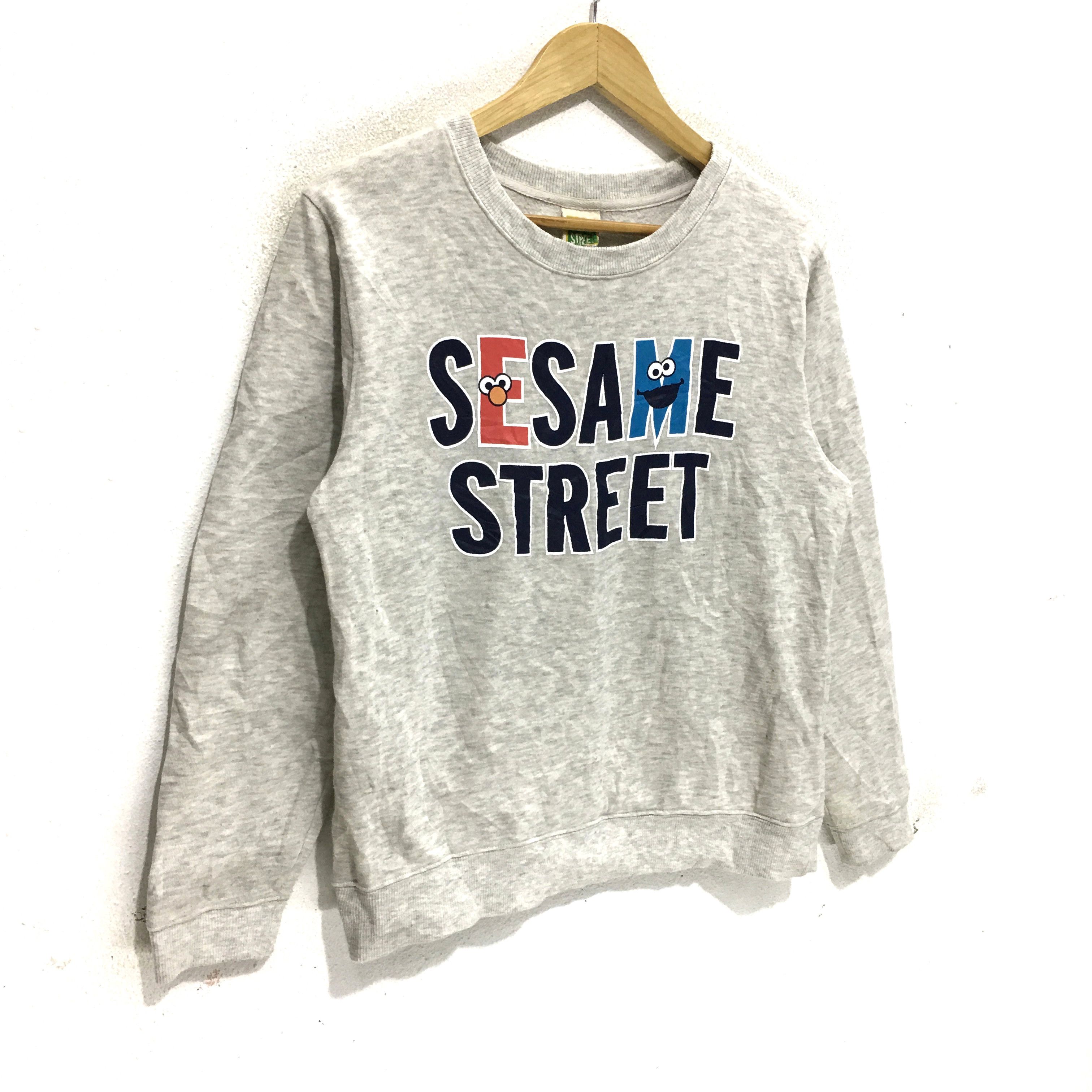 Vintage Vintage SESAME STREET Sweatshirt Cartoon Television Sweater Size L / US 10 / IT 46 - 3 Thumbnail