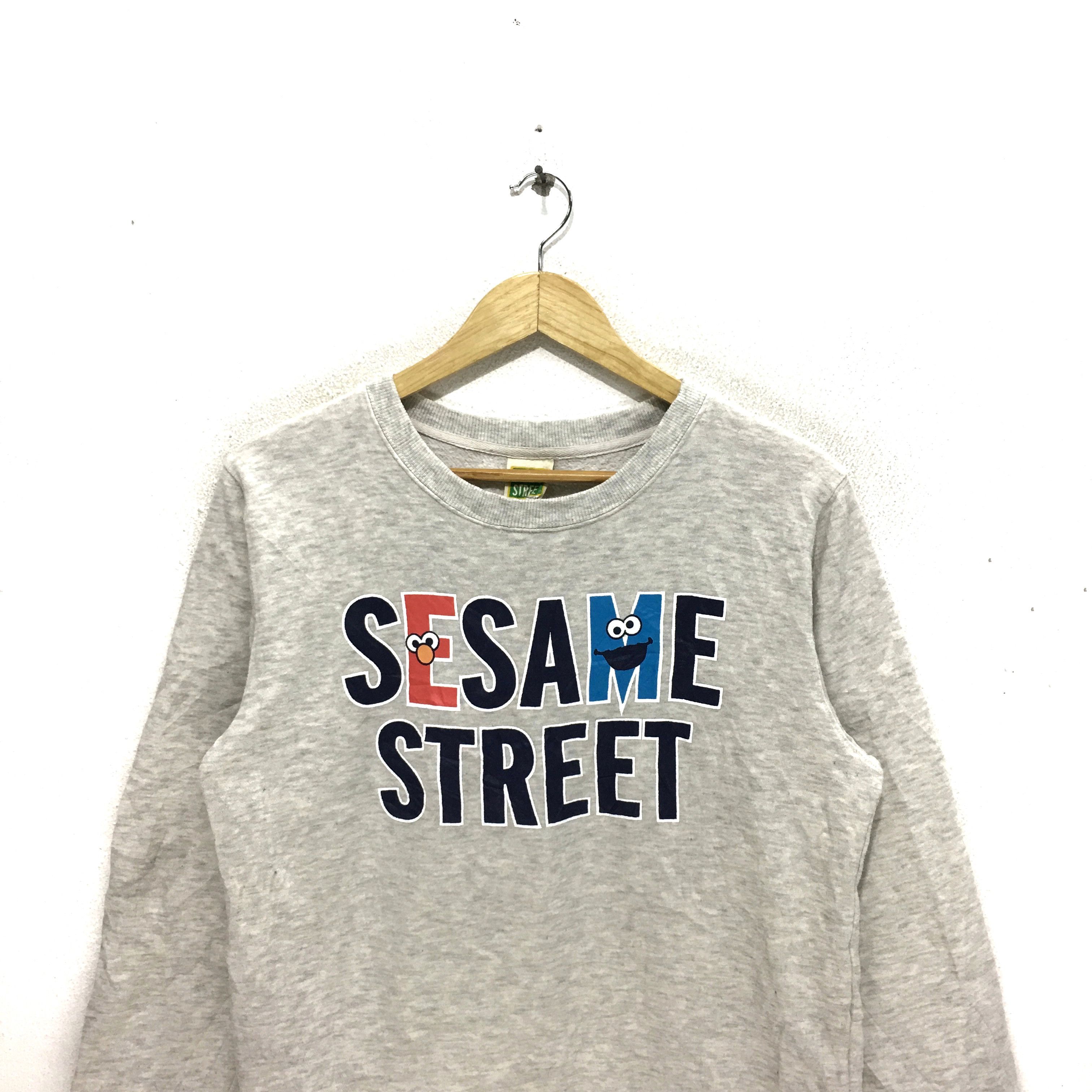 Vintage Vintage SESAME STREET Sweatshirt Cartoon Television Sweater Size L / US 10 / IT 46 - 2 Thumbnail