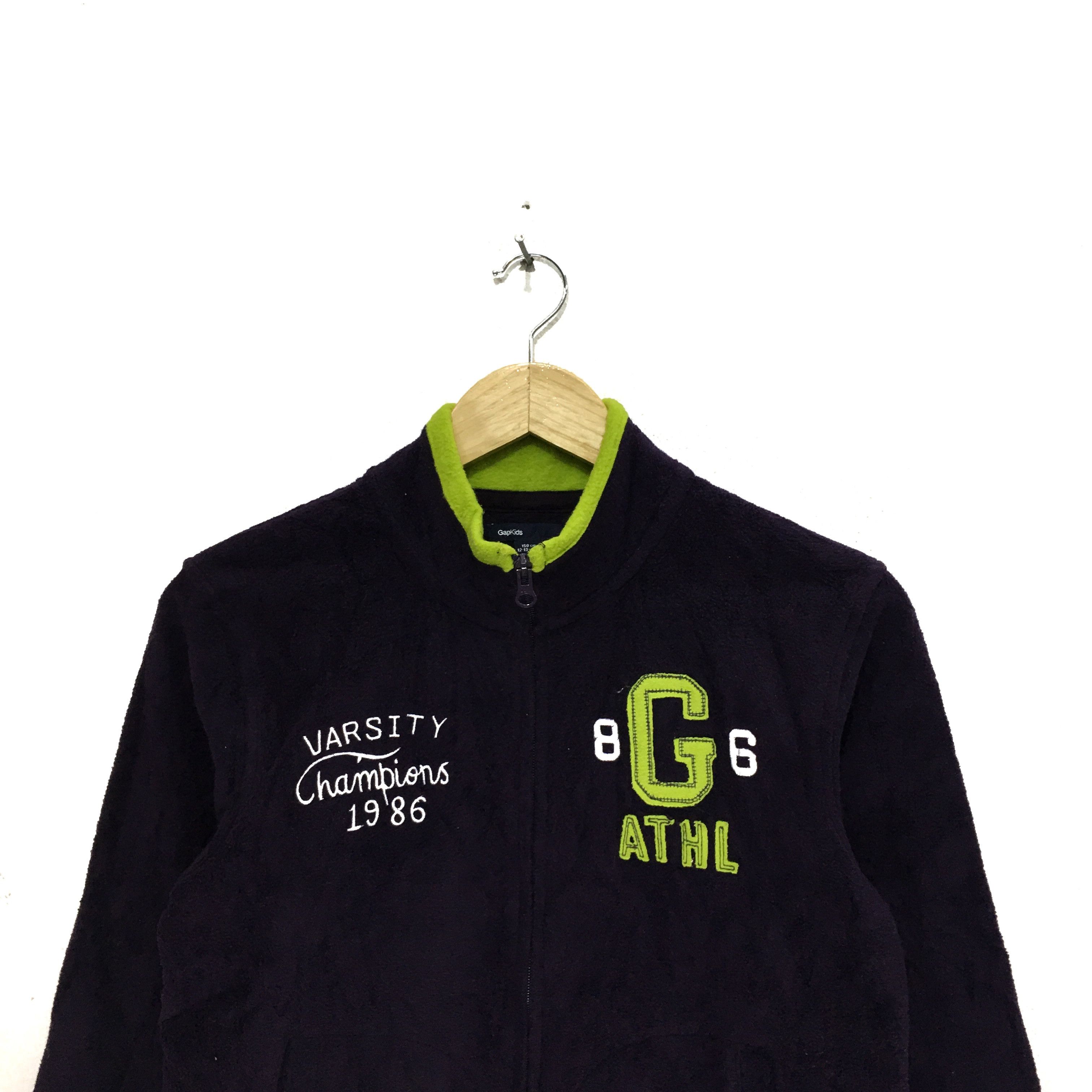 Gap GAP Big Logo Varsity Jacket Sweatshirt Jumper Zip Sweater Size S / US 4 / IT 40 - 2 Thumbnail