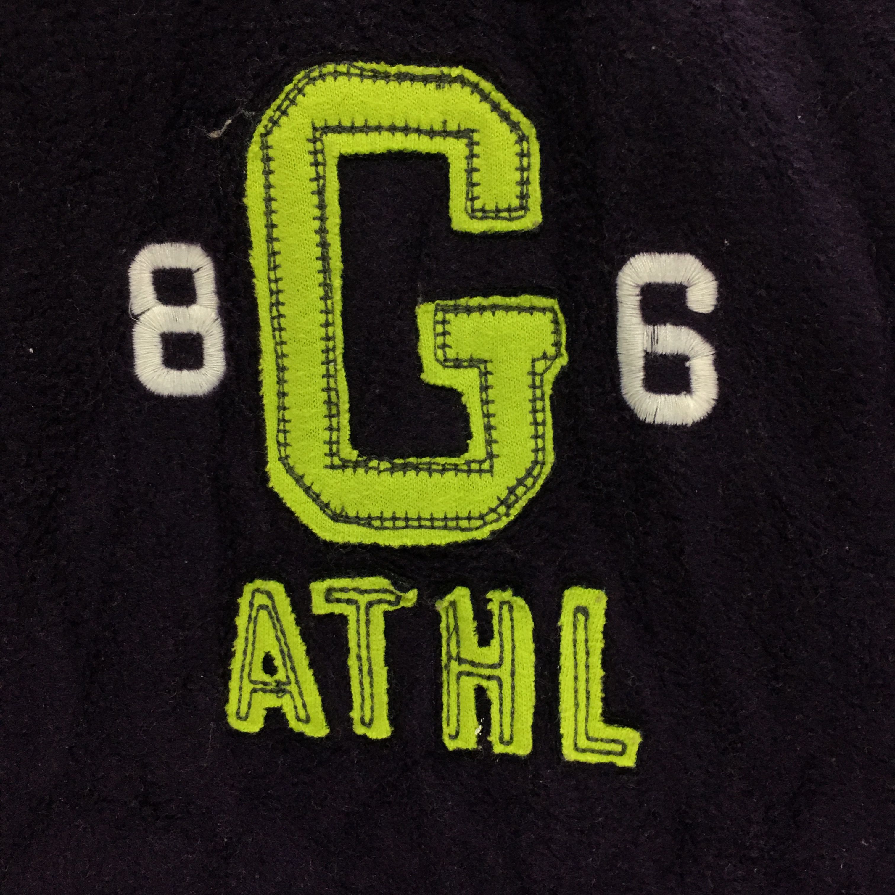 Gap GAP Big Logo Varsity Jacket Sweatshirt Jumper Zip Sweater Size S / US 4 / IT 40 - 5 Thumbnail
