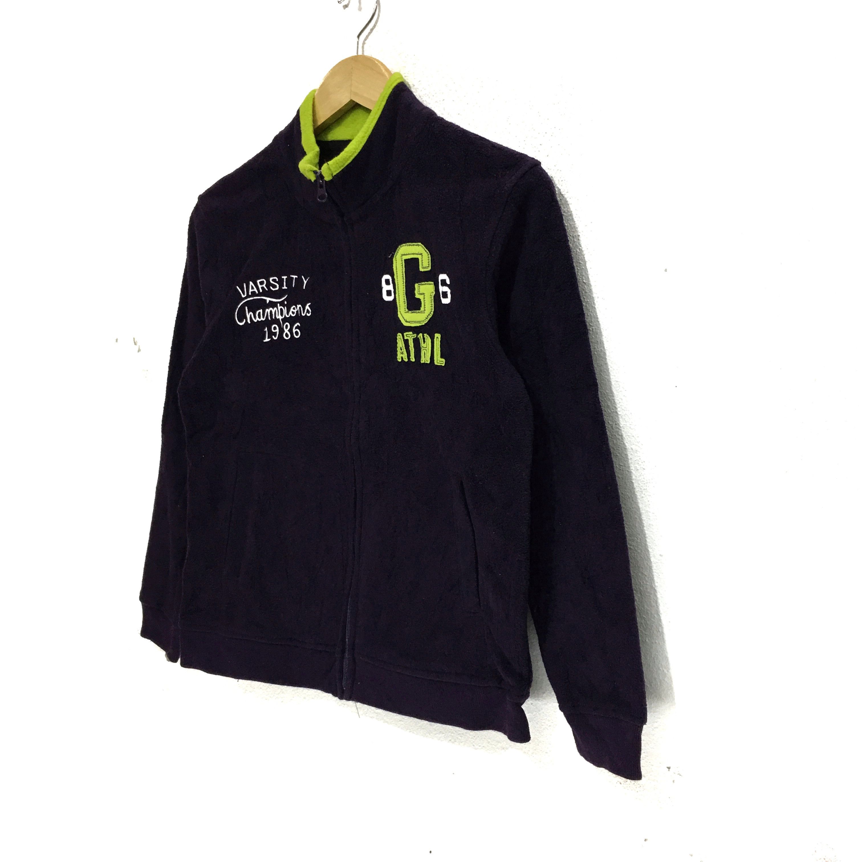 Gap GAP Big Logo Varsity Jacket Sweatshirt Jumper Zip Sweater Size S / US 4 / IT 40 - 4 Thumbnail