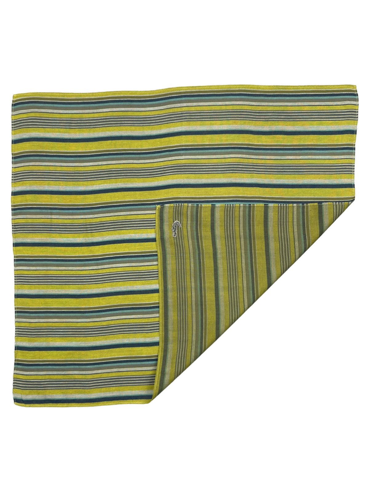 Japanese Brand Crocodile Handkerchief Neckerchief Bandana Pocketsquare Size ONE SIZE - 4 Thumbnail
