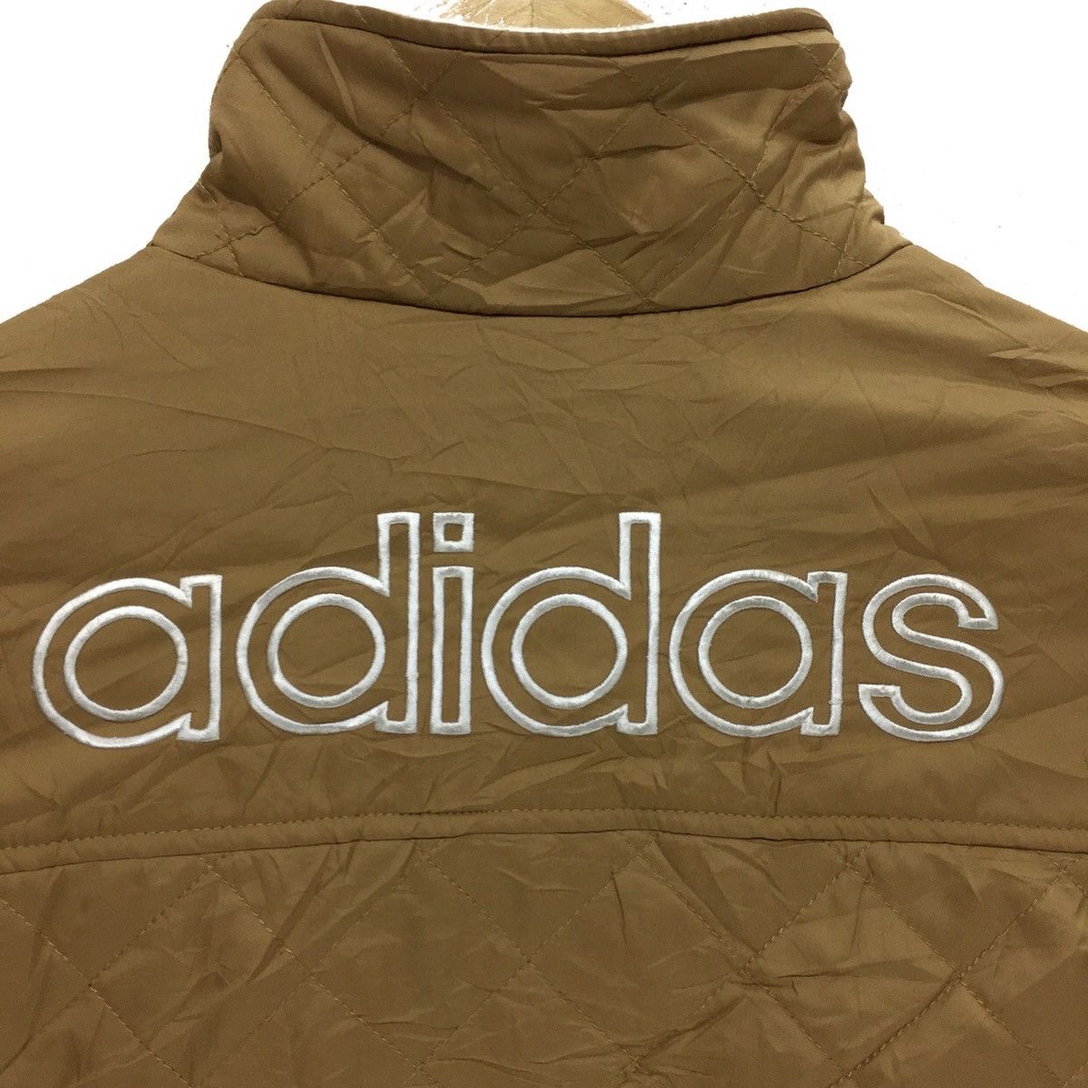 Adidas Vtg ADIDAS ORIGINALS Big Logo Quilted Jacket Windbreaker Size L / US 10 / IT 46 - 5 Thumbnail