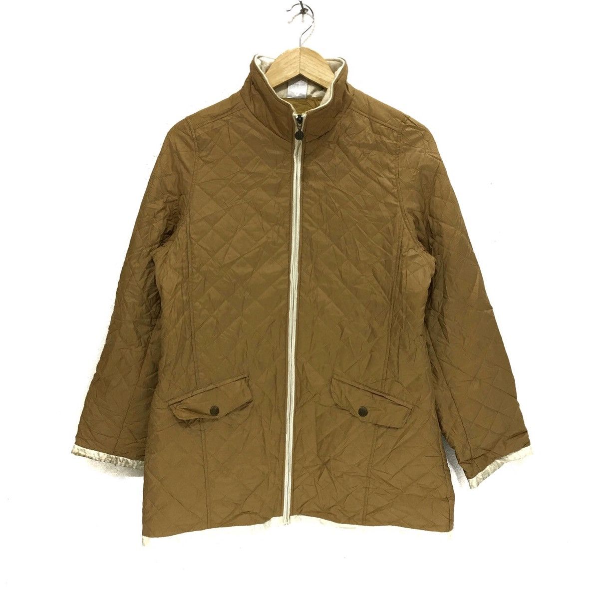 Adidas Vtg ADIDAS ORIGINALS Big Logo Quilted Jacket Windbreaker Size L / US 10 / IT 46 - 2 Thumbnail