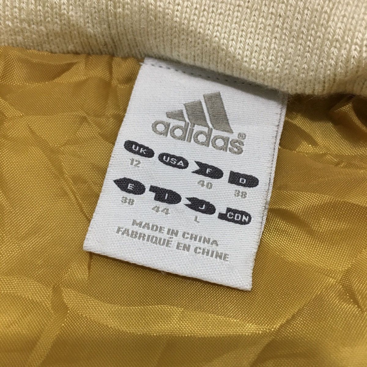 Adidas Vtg ADIDAS ORIGINALS Big Logo Quilted Jacket Windbreaker Size L / US 10 / IT 46 - 8 Thumbnail