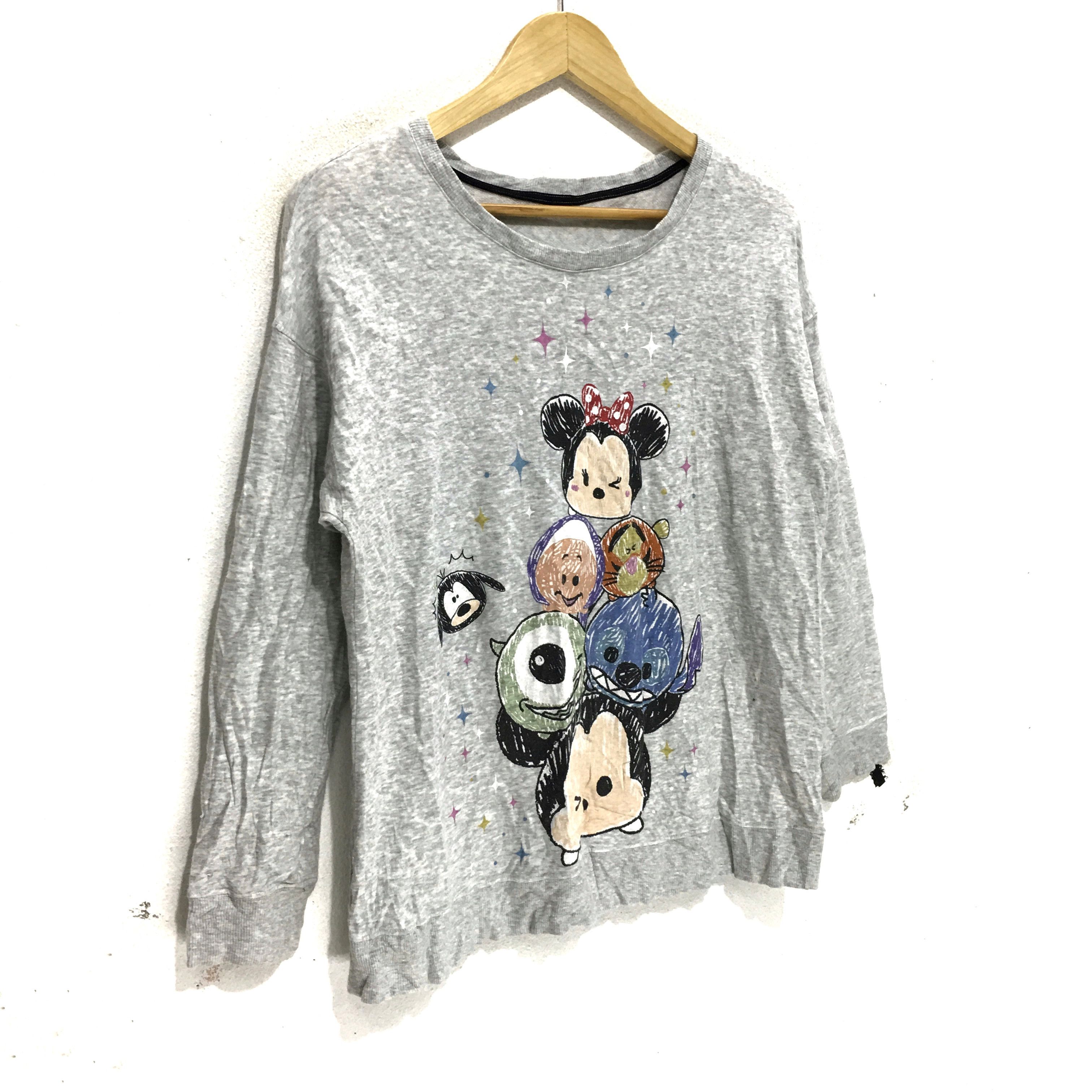 Disney × Mickey Mouse MICKEY MOUSE Lilo Winnie Sweatshirt Disney Cartoon Sweater Size M / US 6-8 / IT 42-44 - 4 Thumbnail