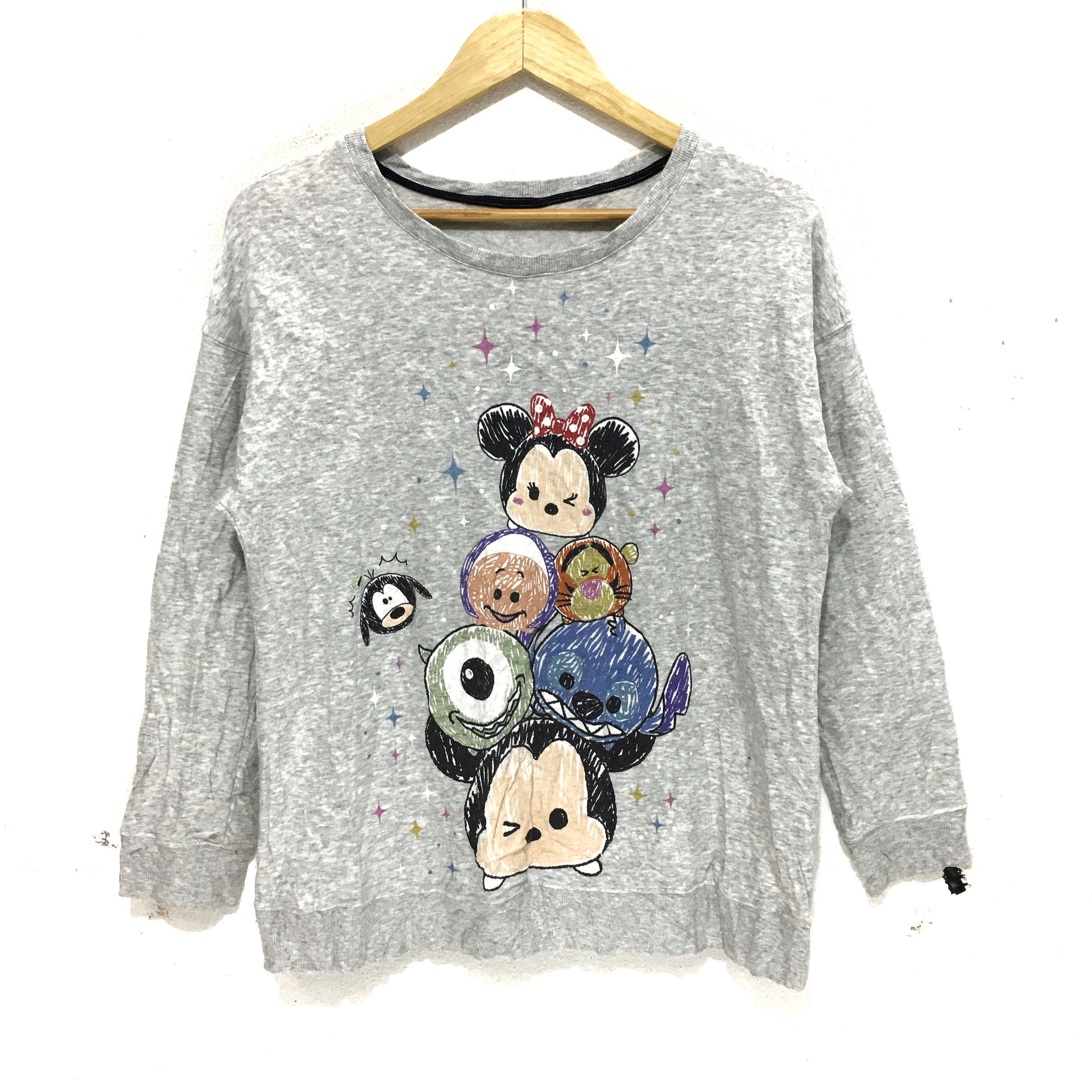 Disney × Mickey Mouse MICKEY MOUSE Lilo Winnie Sweatshirt Disney Cartoon Sweater Size M / US 6-8 / IT 42-44 - 1 Thumbnail