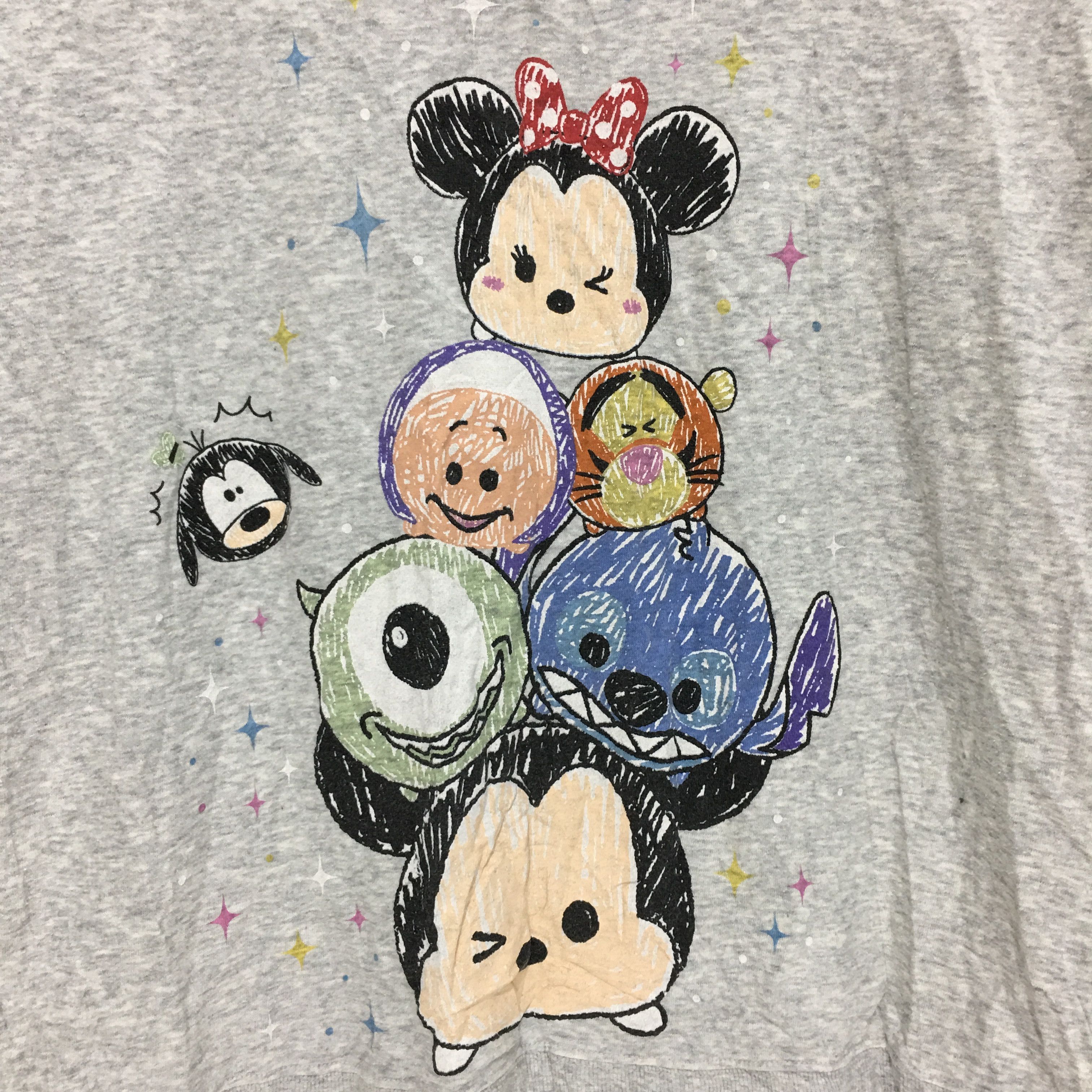 Disney × Mickey Mouse MICKEY MOUSE Lilo Winnie Sweatshirt Disney Cartoon Sweater Size M / US 6-8 / IT 42-44 - 3 Thumbnail