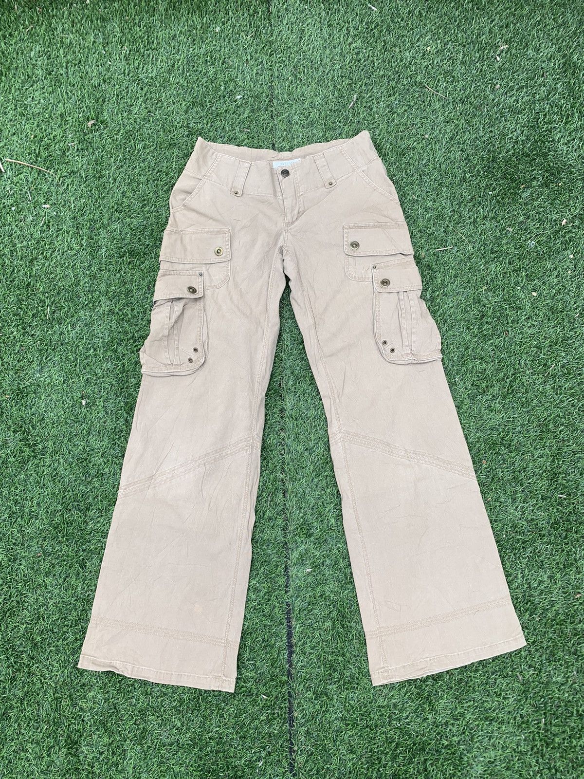 Vintage Vintage Freedom Flared Cargo Pant Size 30" / US 8 / IT 44 - 7 Thumbnail