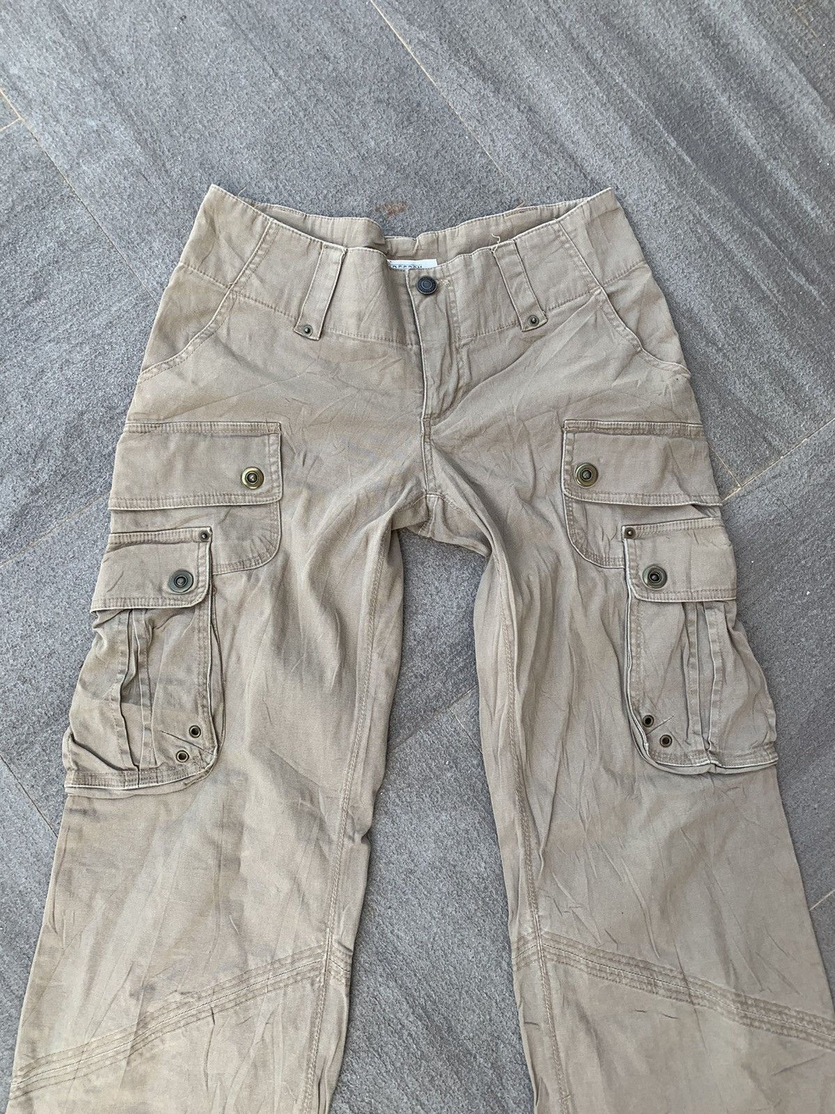 Vintage Vintage Freedom Flared Cargo Pant Size 30" / US 8 / IT 44 - 6 Thumbnail