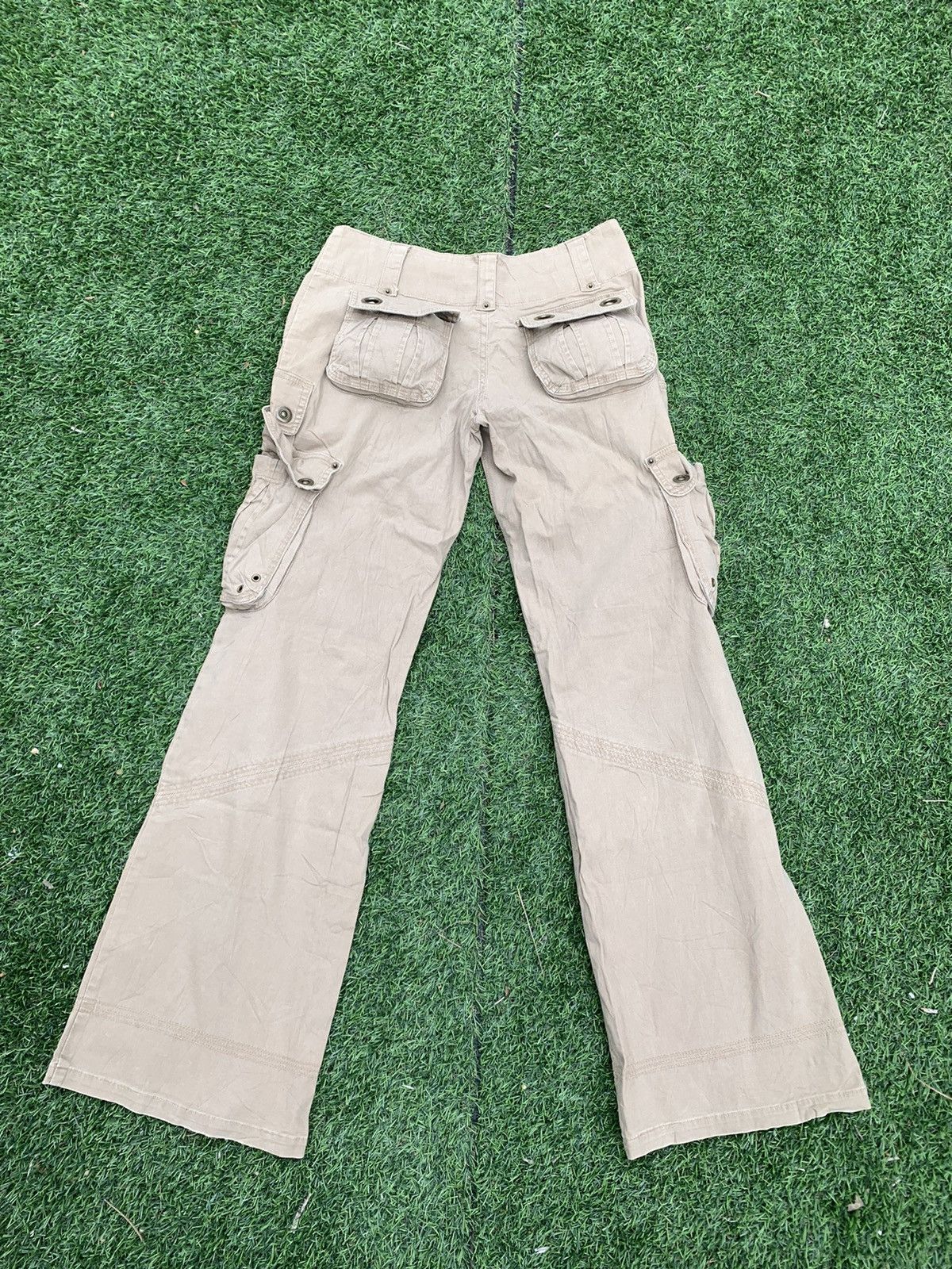 Vintage Vintage Freedom Flared Cargo Pant Size 30" / US 8 / IT 44 - 5 Thumbnail