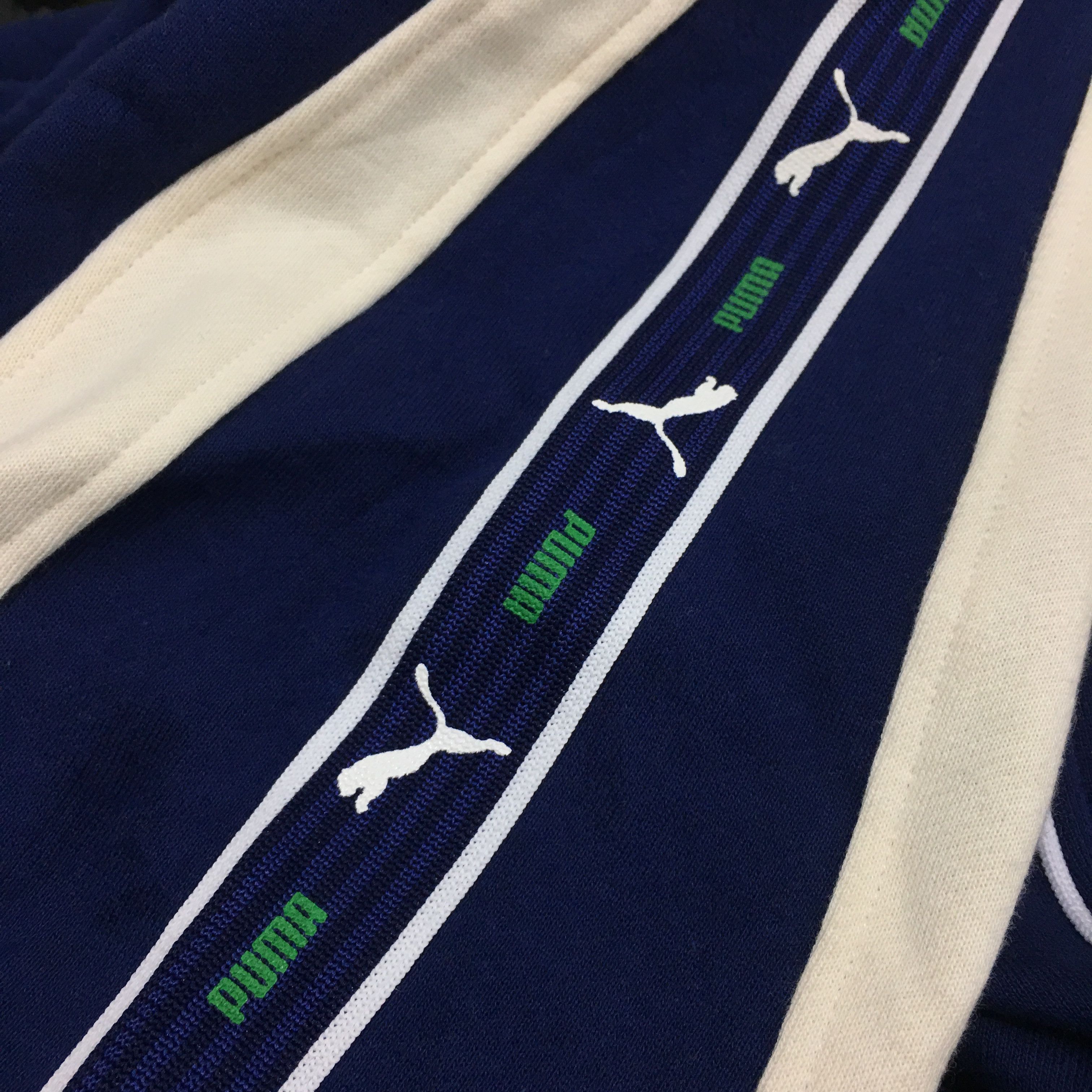 Puma PUMA Sweatshirt Dark Blue Color Pullover Jumper Sweater Size S / US 4 / IT 40 - 8 Thumbnail