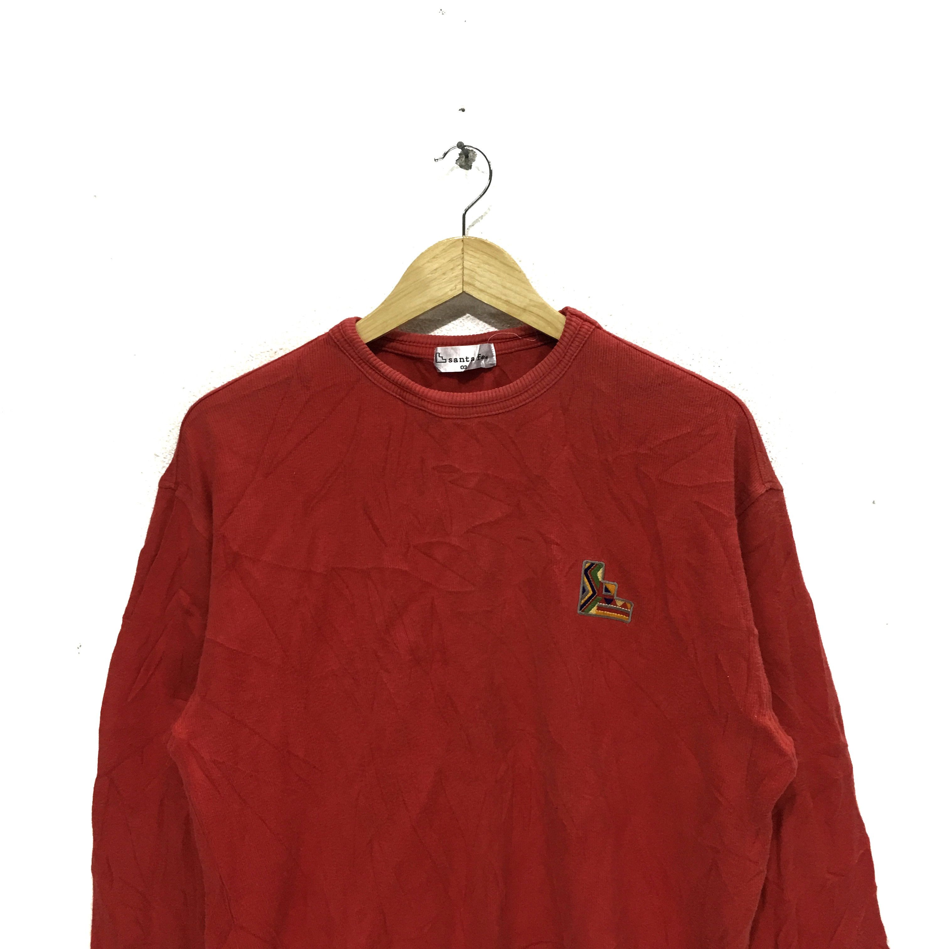 Japanese Brand × Vintage Vtg SANTA FE Made In Japan Sweatshirt Embroidery Sweater Size US M / EU 48-50 / 2 - 2 Thumbnail