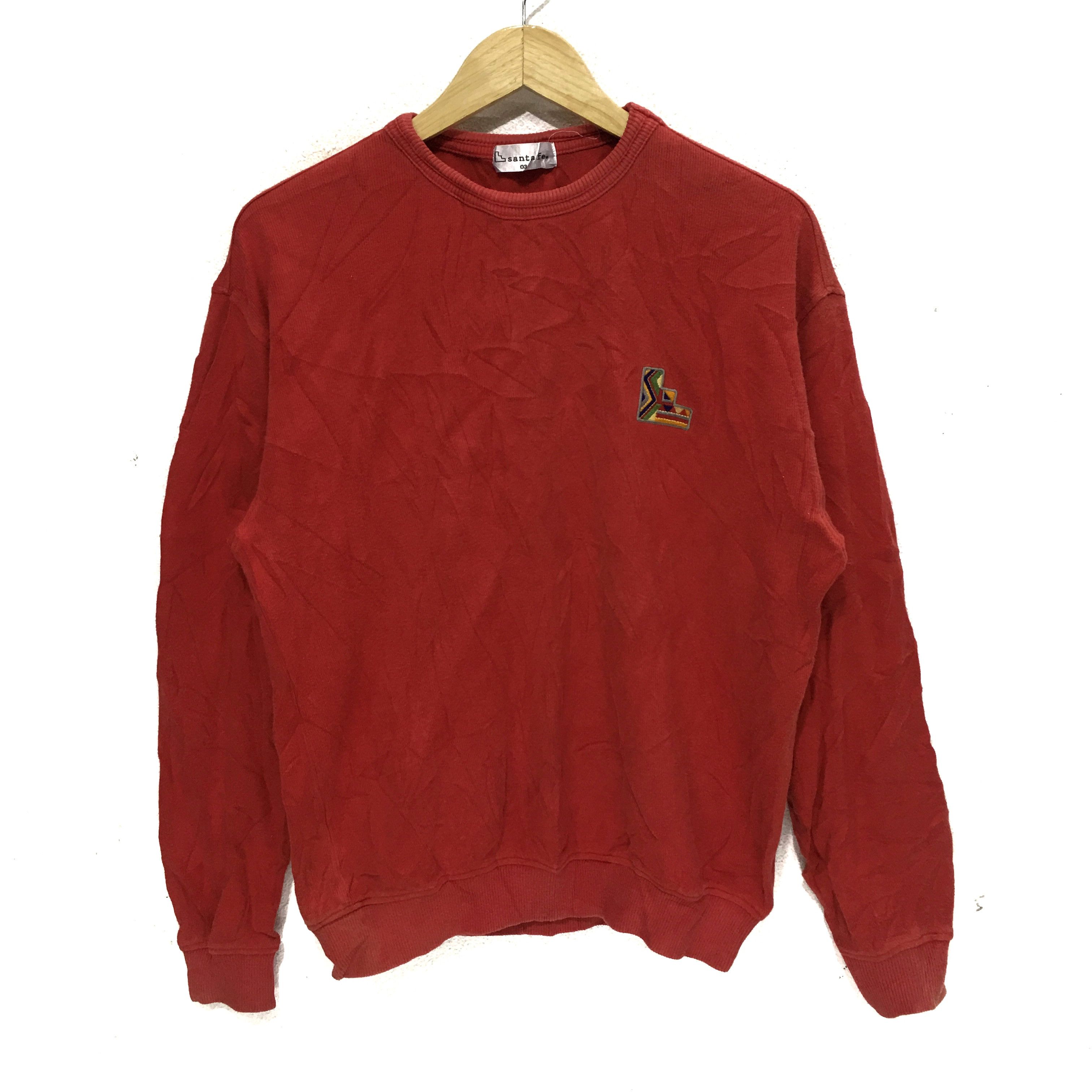 Japanese Brand × Vintage Vtg SANTA FE Made In Japan Sweatshirt Embroidery Sweater Size US M / EU 48-50 / 2 - 1 Thumbnail
