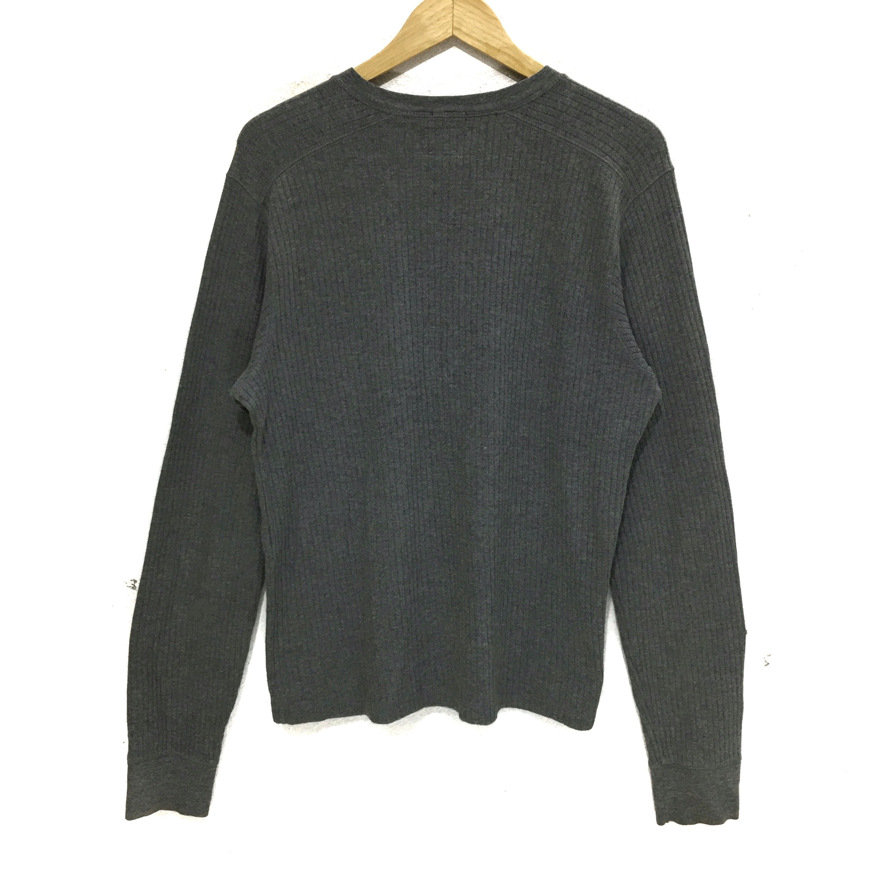 Abercrombie & Fitch ABERCROMBIE & FITCH V Neck Gray Sweatshirt Sweater Size L / US 10 / IT 46 - 6 Thumbnail