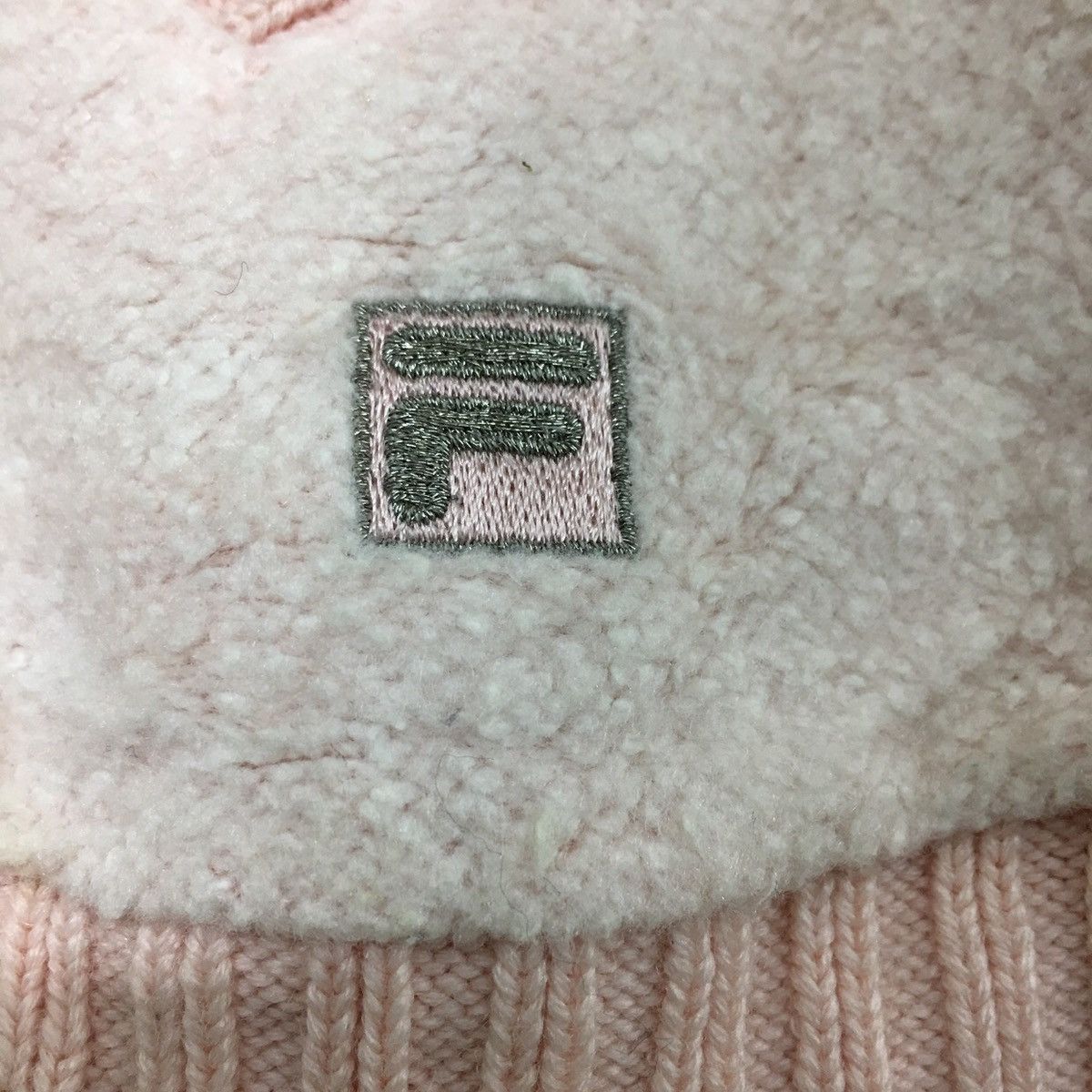 Fila FILA Logo Pink Fleece Hoodie Jacket Sweatshirt Sweater Borg Size L / US 10 / IT 46 - 8 Thumbnail