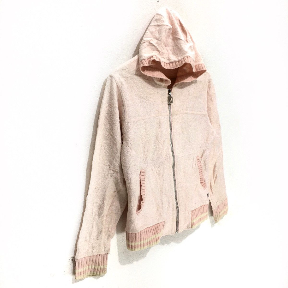 Fila FILA Logo Pink Fleece Hoodie Jacket Sweatshirt Sweater Borg Size L / US 10 / IT 46 - 5 Thumbnail