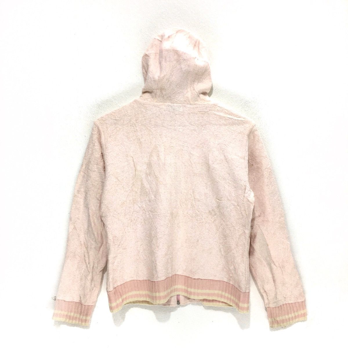 Fila FILA Logo Pink Fleece Hoodie Jacket Sweatshirt Sweater Borg Size L / US 10 / IT 46 - 3 Thumbnail