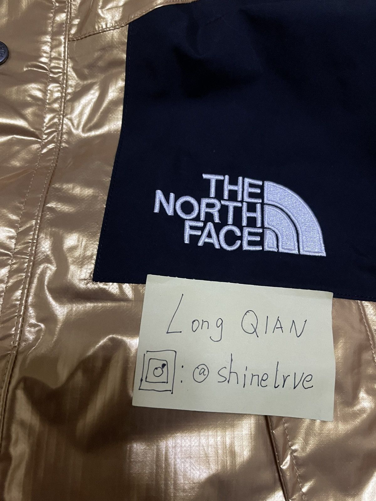 Supreme × The North Face Supreme tnf the north face metallic mountain parka gold Size US M / EU 48-50 / 2 - 5 Thumbnail
