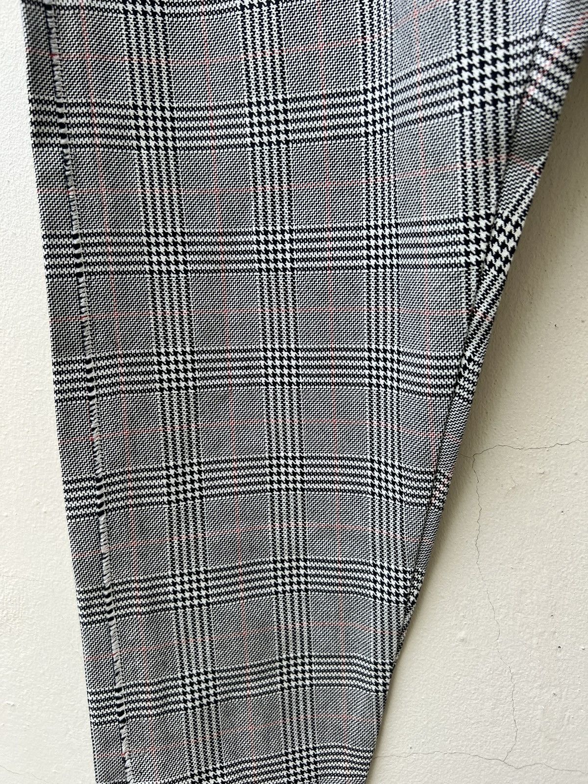 Japanese Brand MS BRAGUS Japan Check Wide Skinny Hooked Hem Trouser Pant Size US 34 / EU 50 - 8 Thumbnail